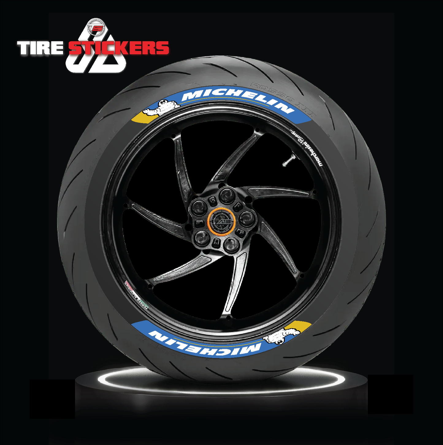 Michelin Banner Bike Tire Stickers