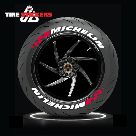 Michelin Flag Bike Tire Stickers