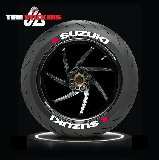 Suzuki Bike Tire Stickers