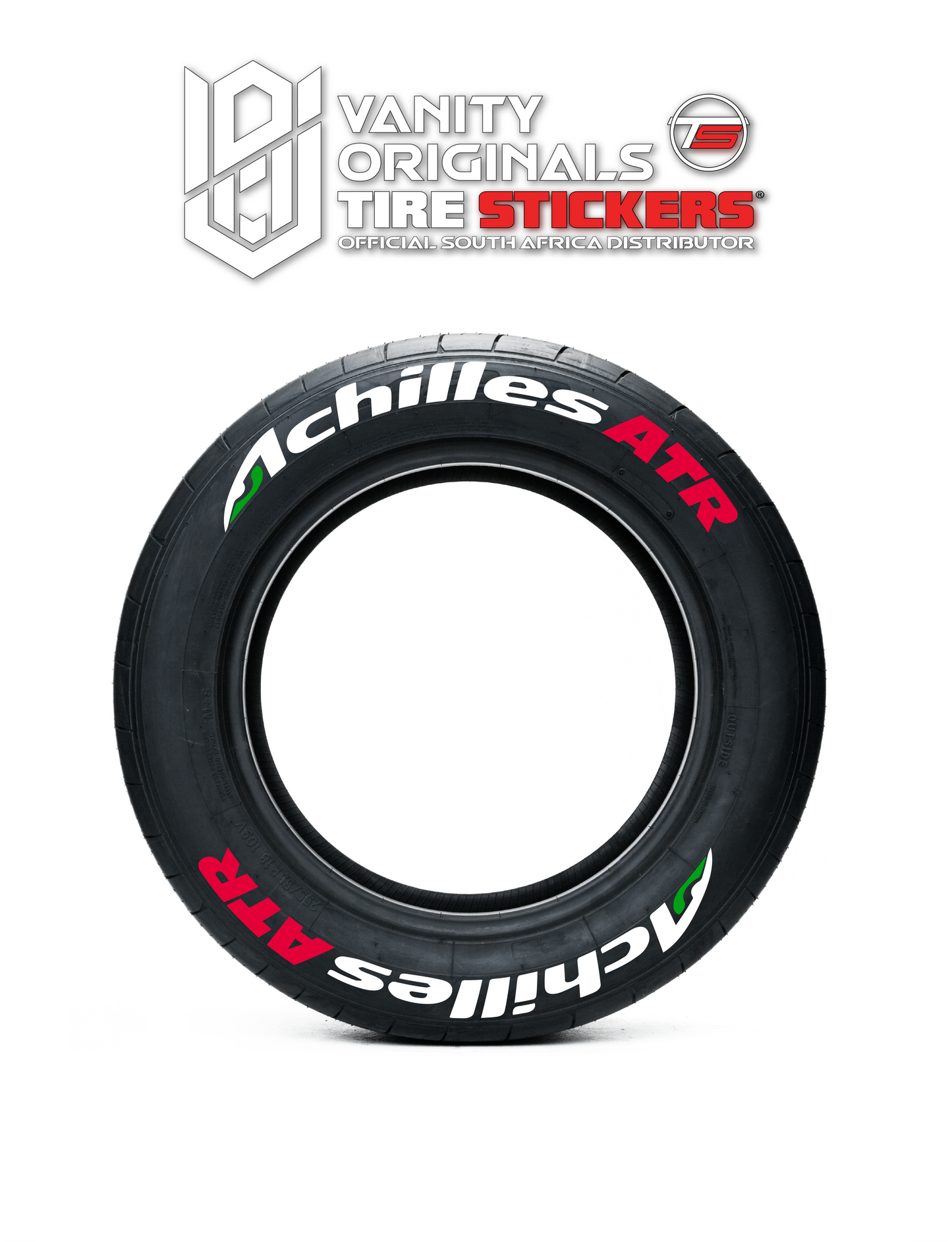 Achilles Tire Stickers