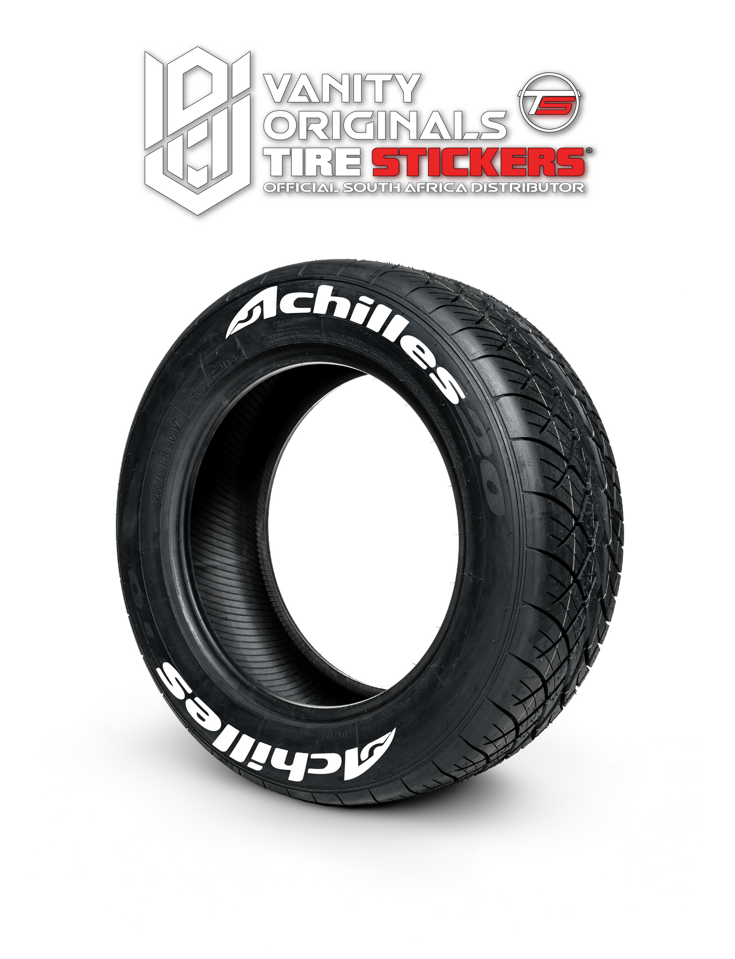 Achilles Tire Stickers