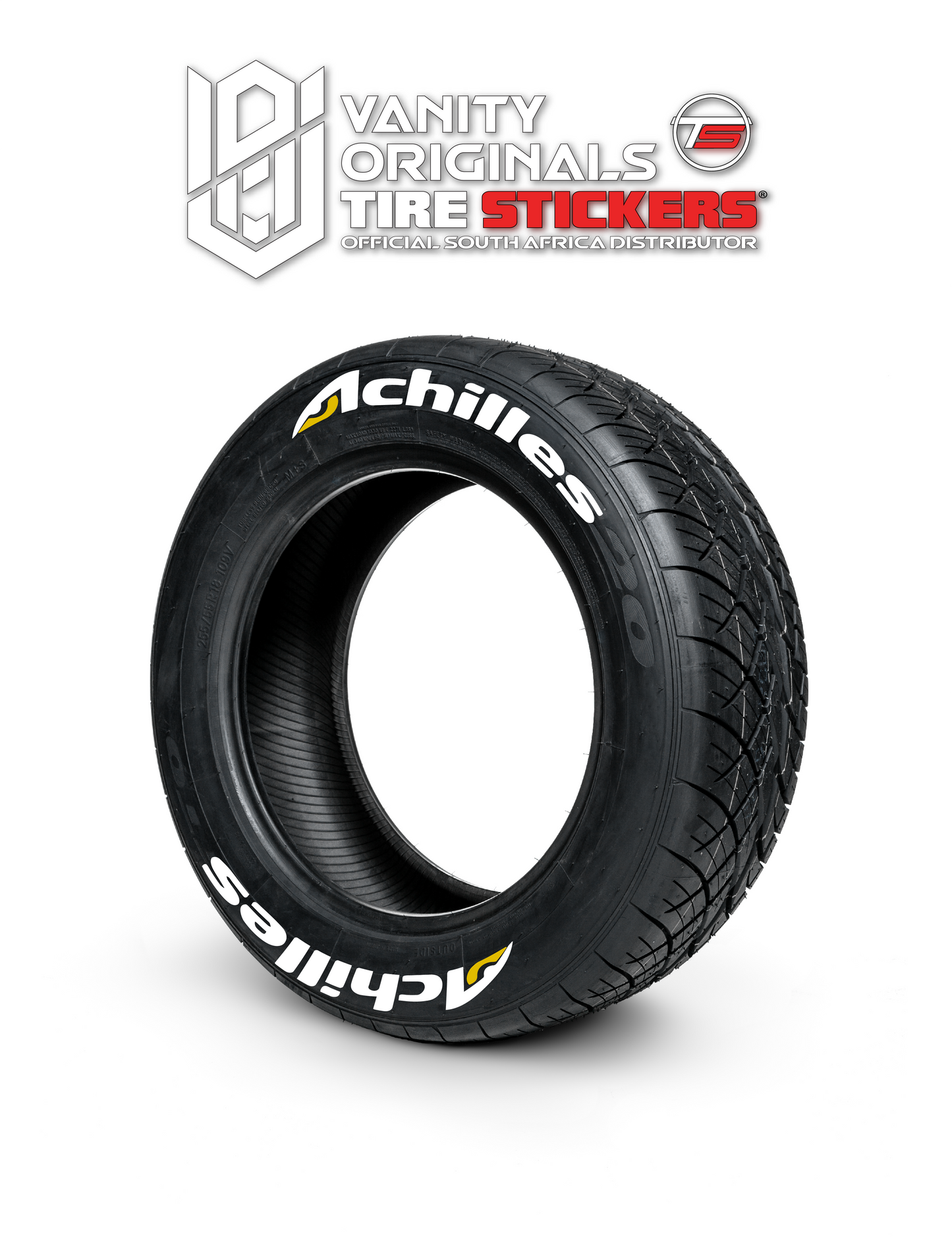 Achilles Tire Stickers