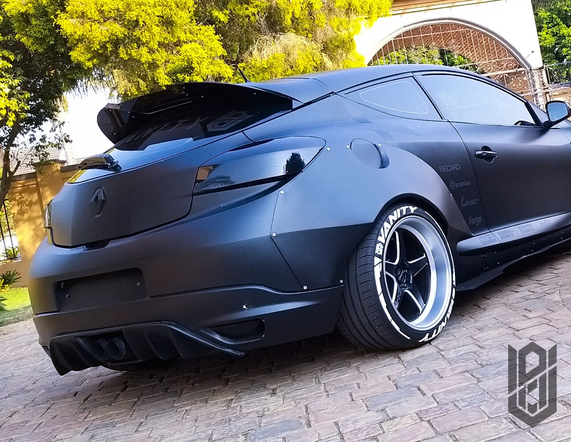 renault megane 3 rear wing spoiler