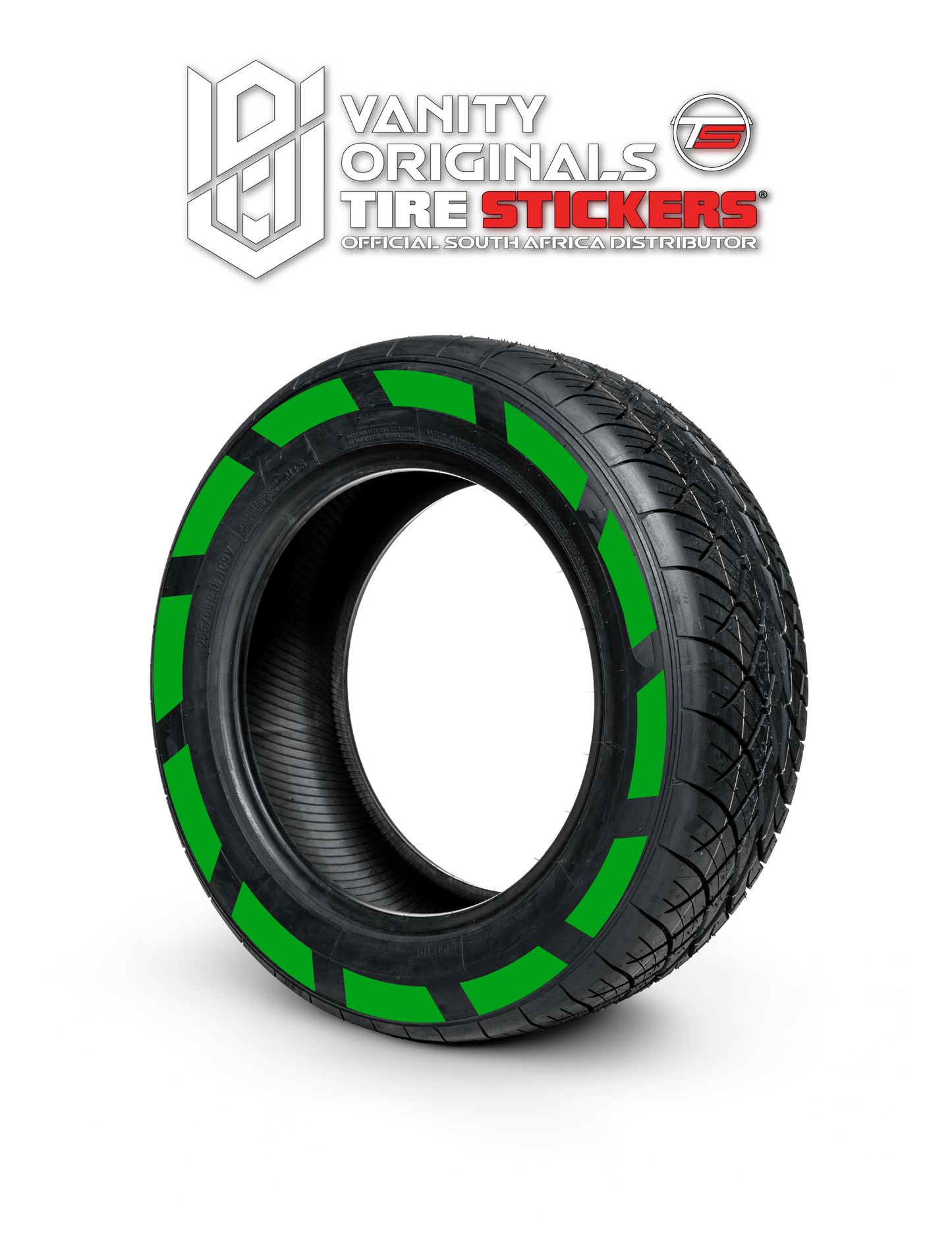 Broken Wall Tire Stickers