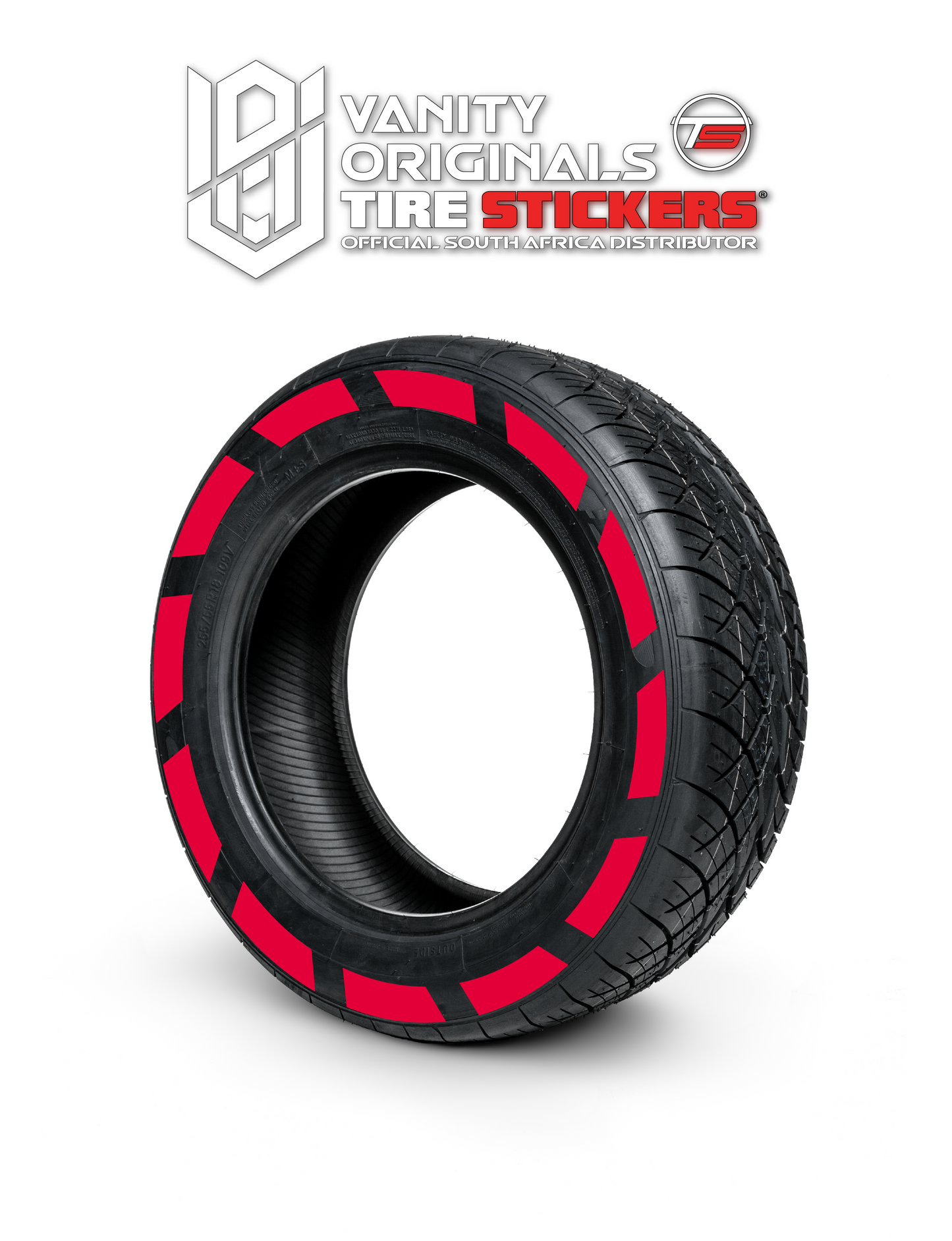 Broken Wall Tire Stickers