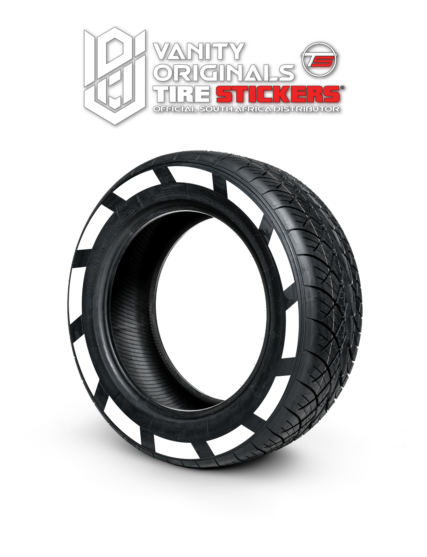 Broken Wall Tire Stickers