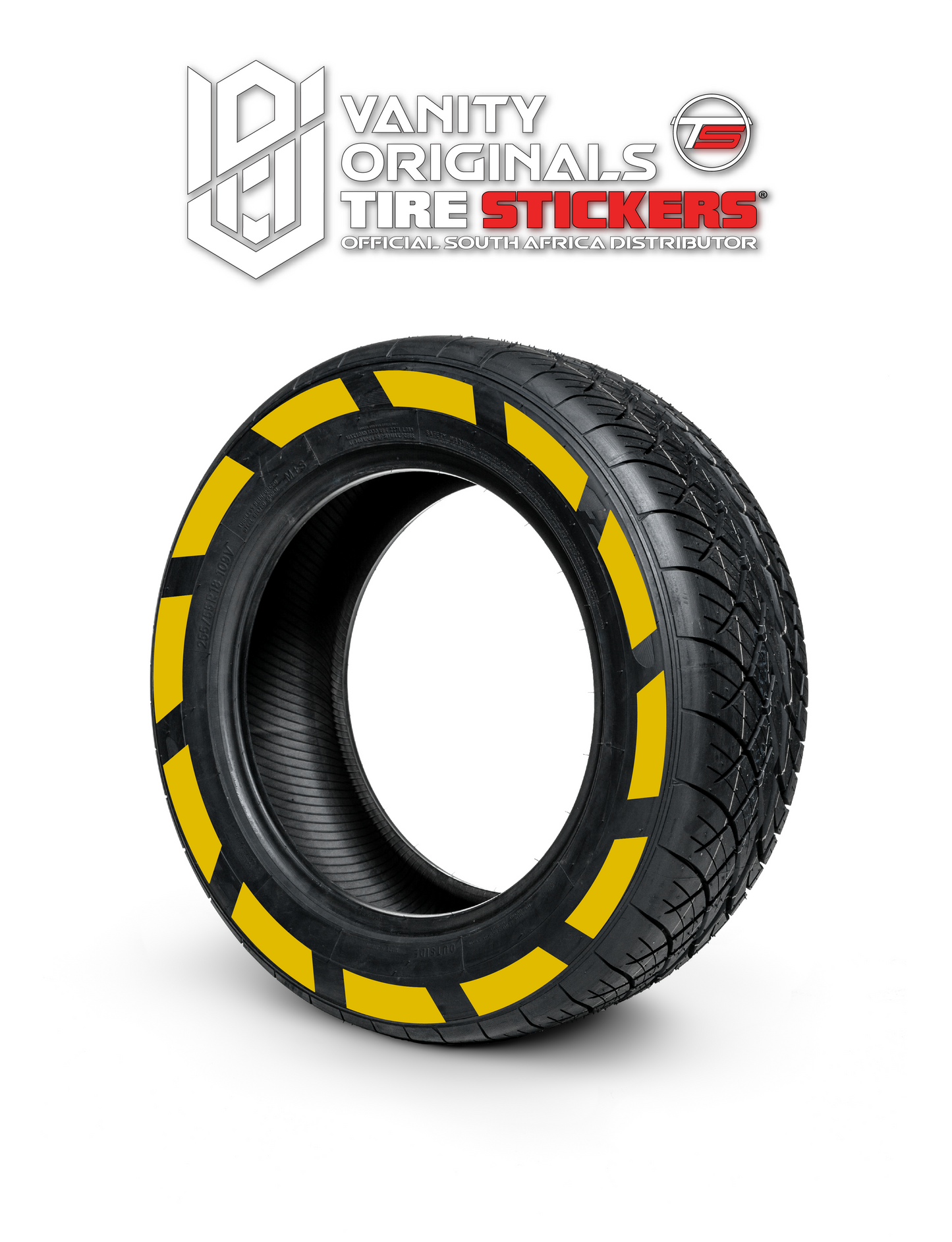 Broken Wall Tire Stickers