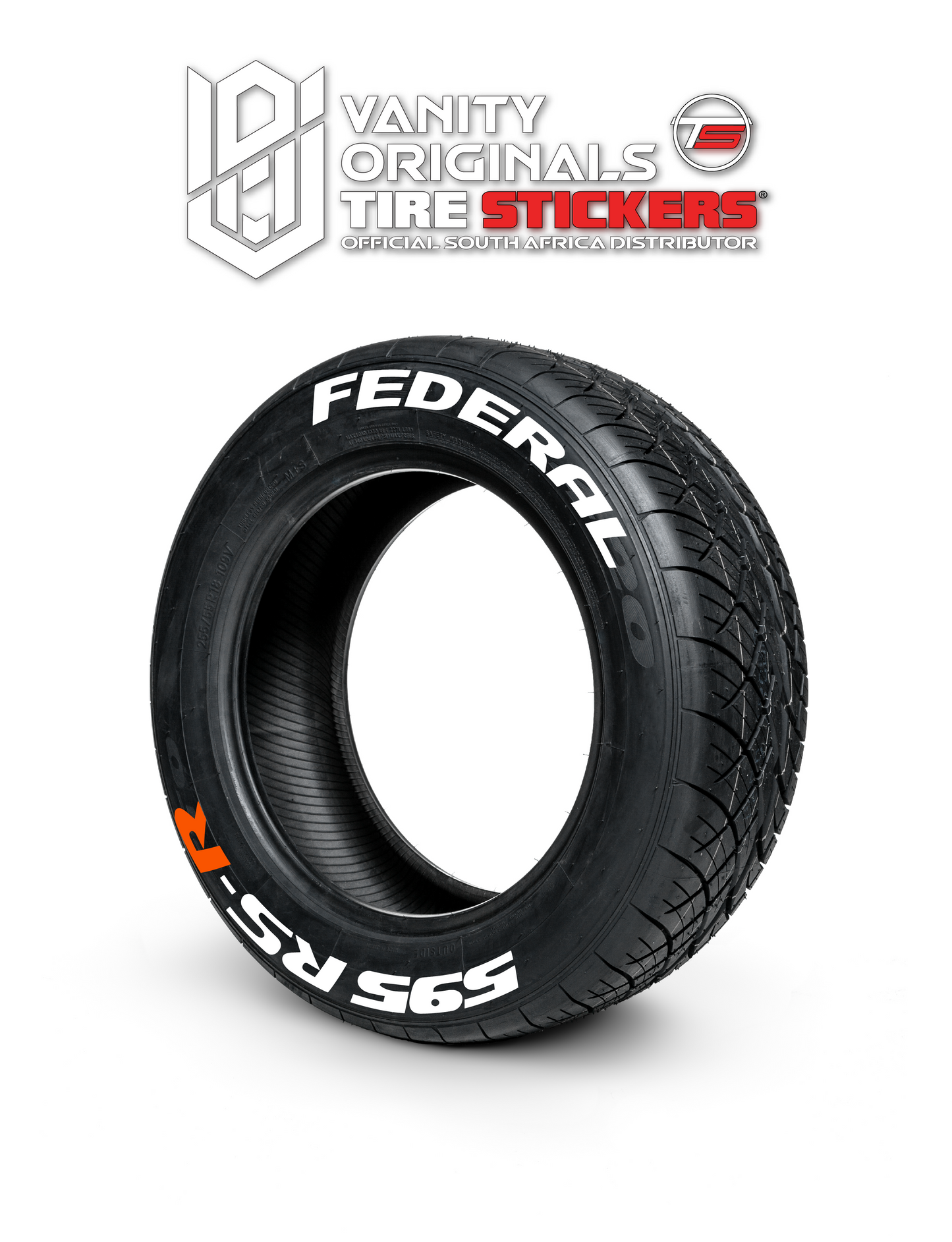 Federal 595 RS-R Tire Stickers