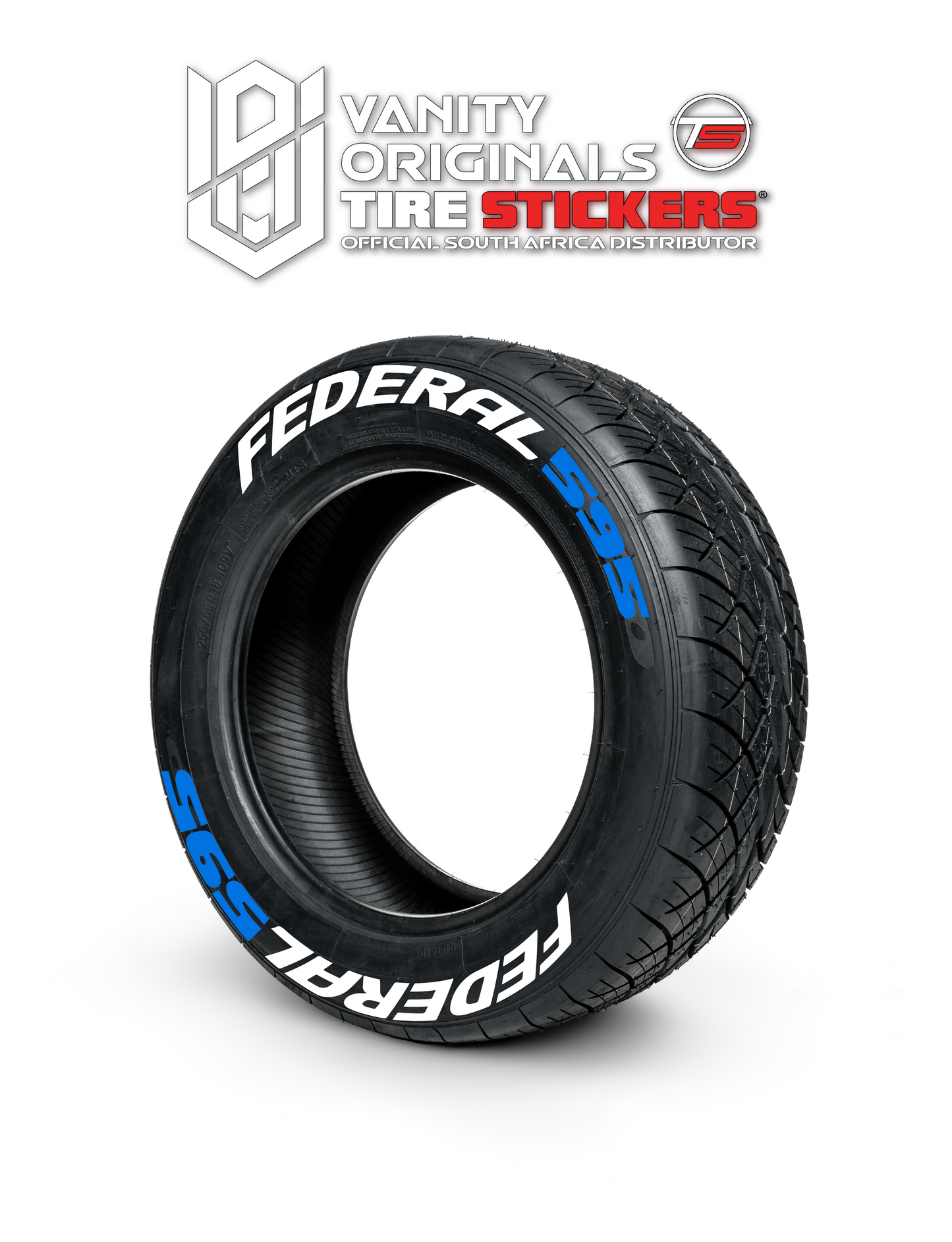 Federal 595 Tire Stickers