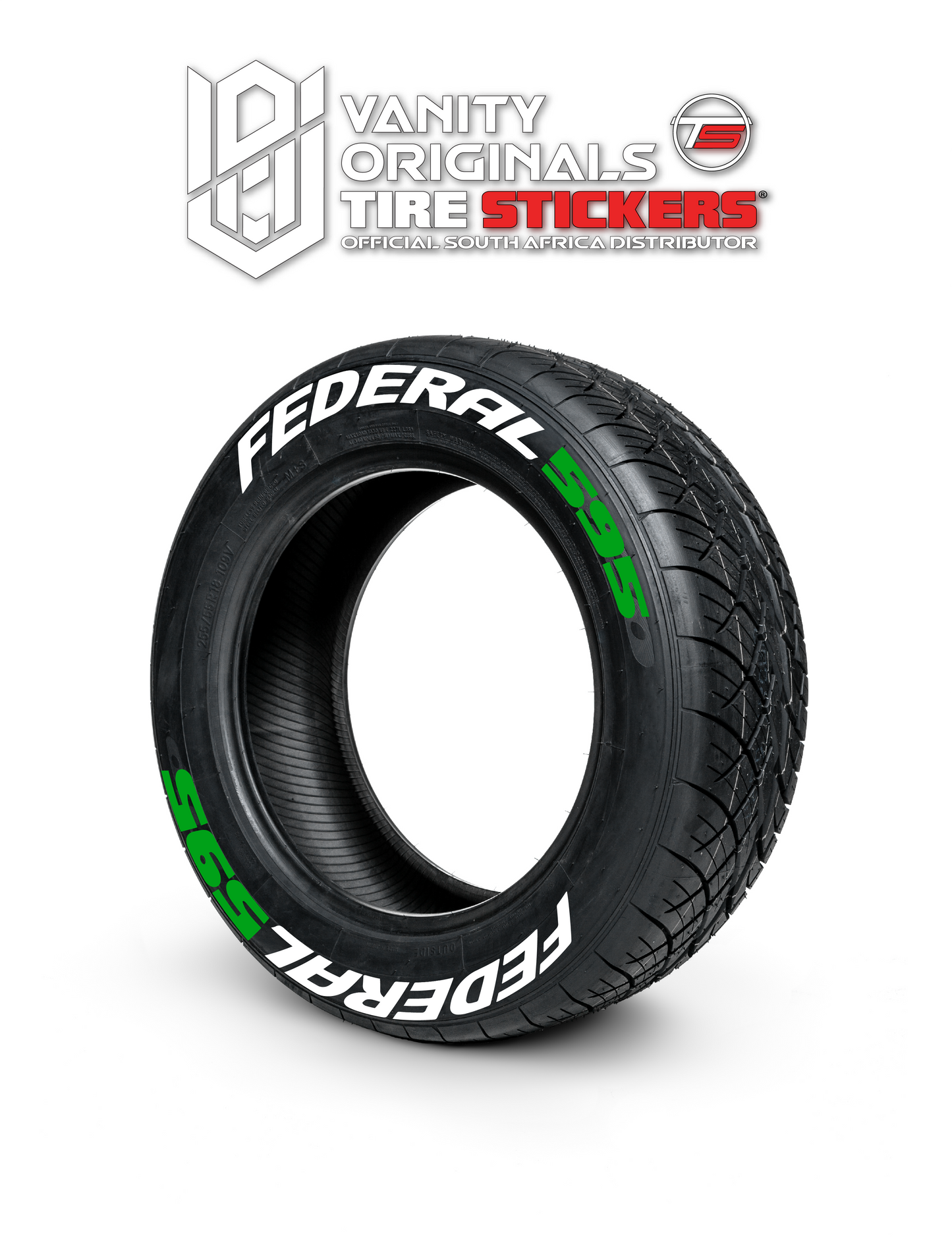 Federal 595 Tire Stickers