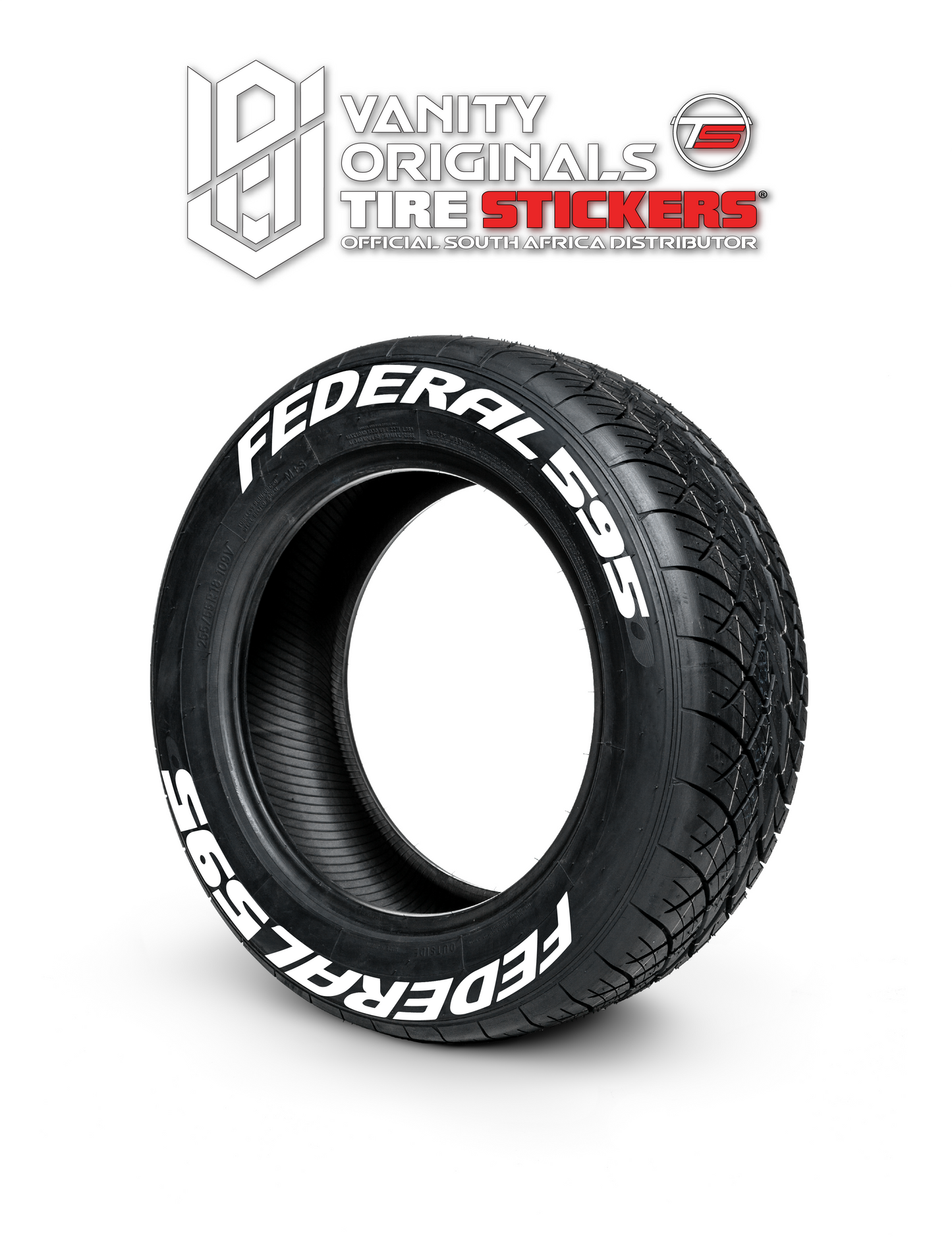 Federal 595 Tire Stickers