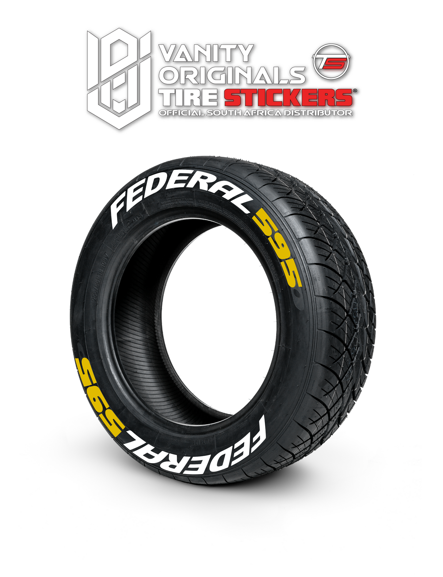 Federal 595 Tire Stickers