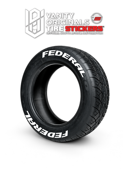 Federal Tire Stickers