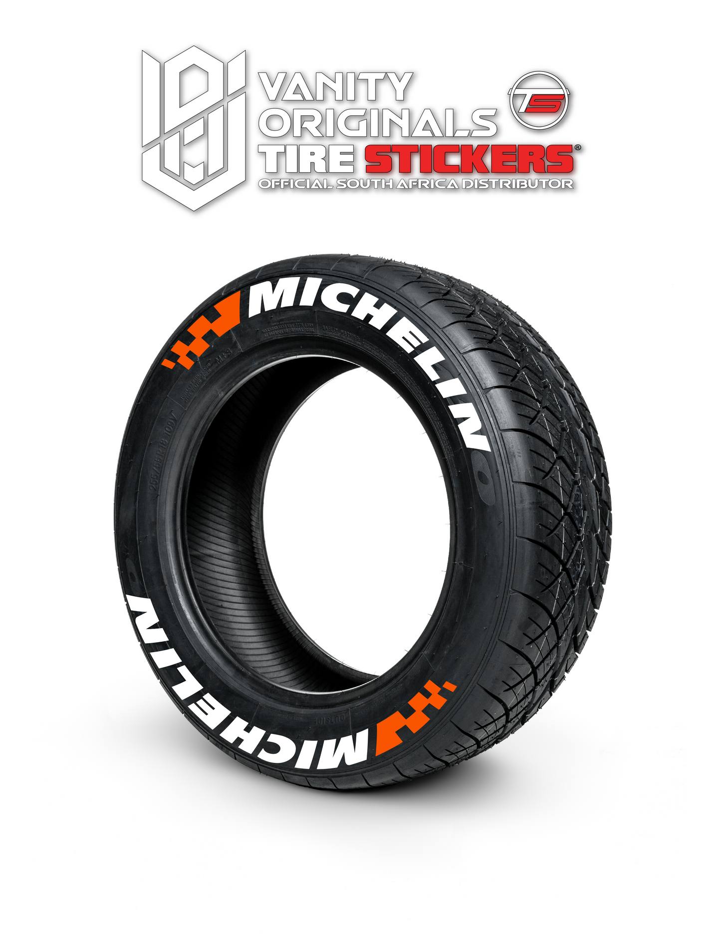 Michelin Flag Tire Stickers