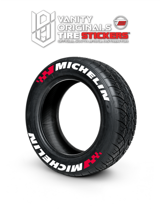 Michelin Flag Tire Stickers
