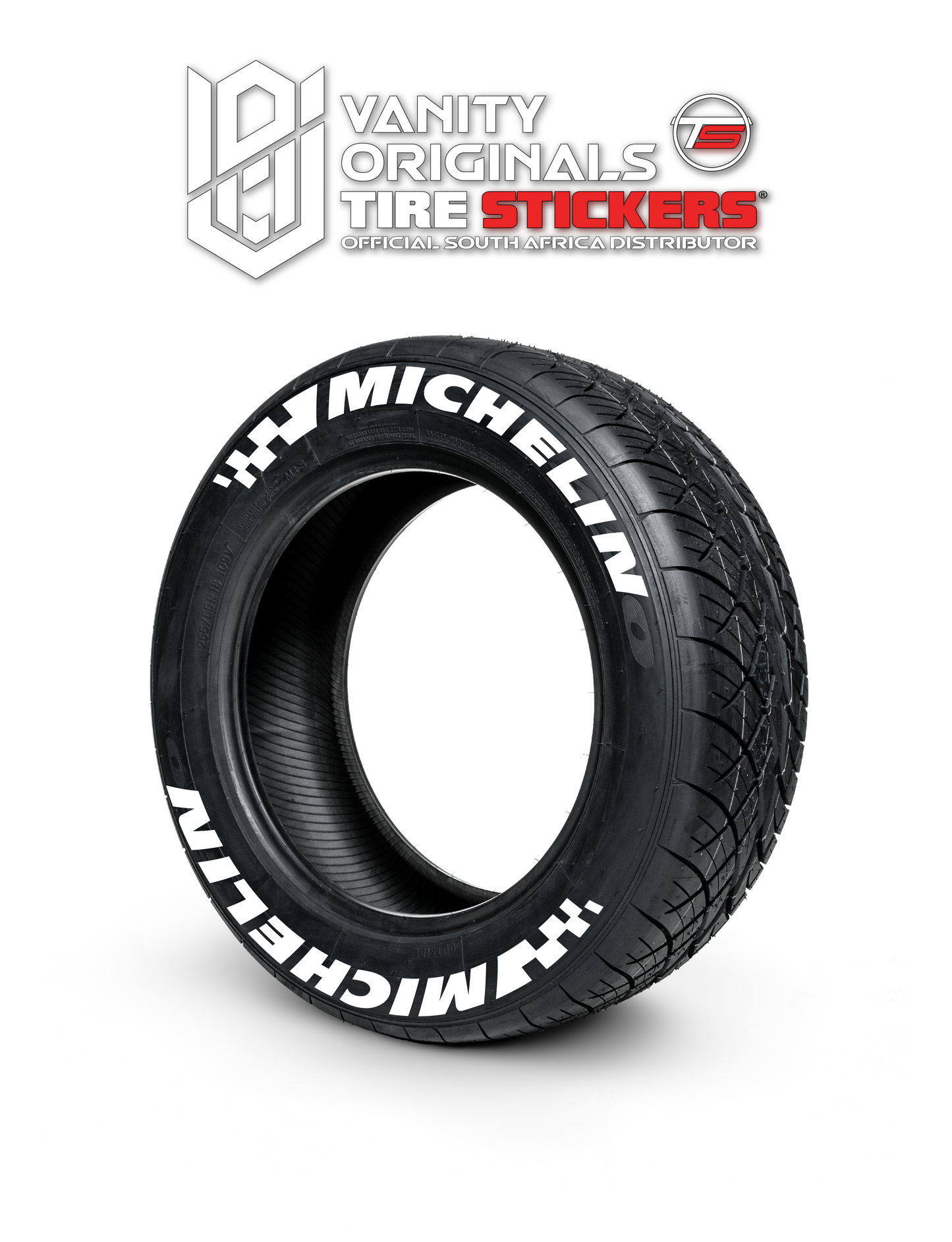 Michelin Flag Tire Stickers