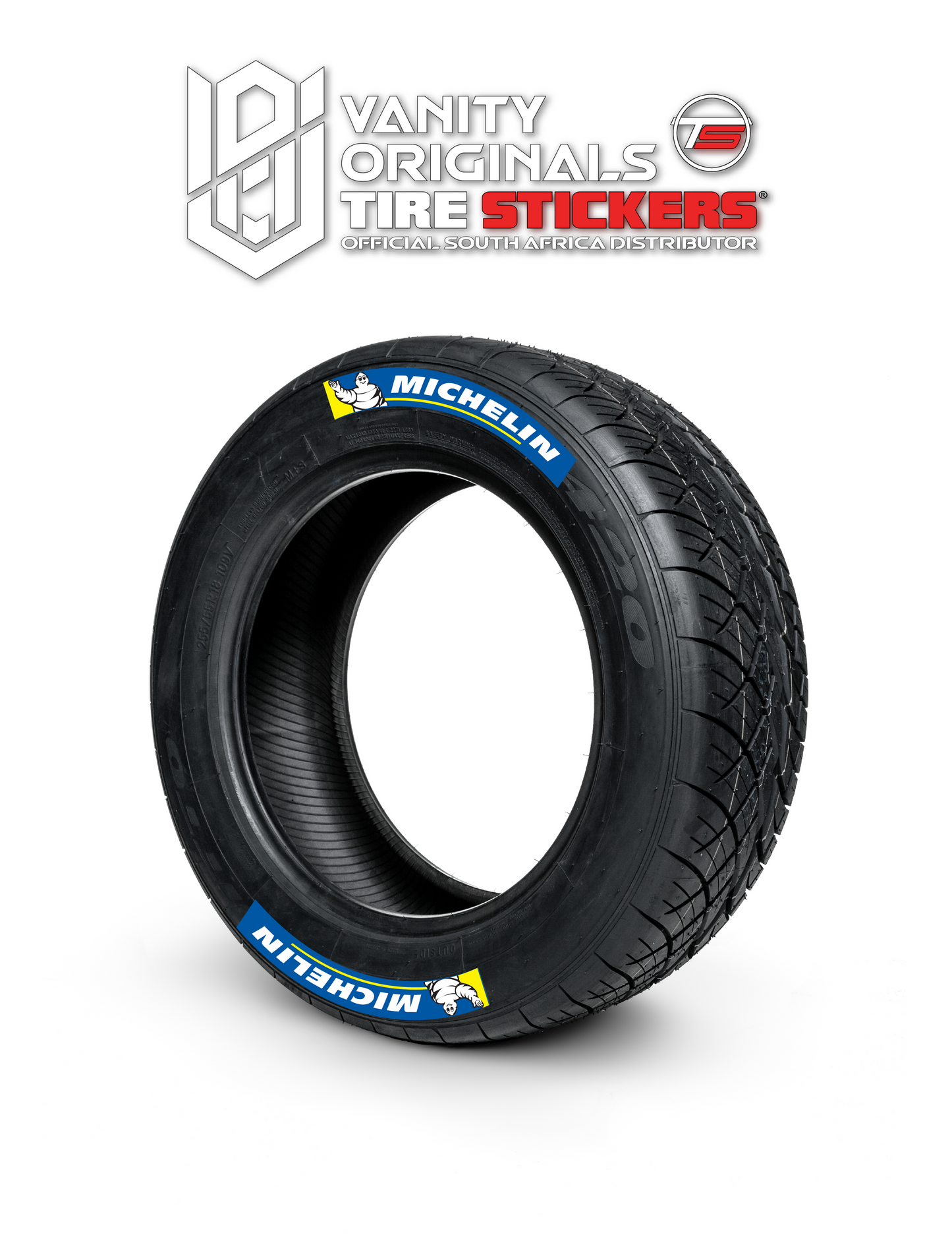Michelin Layer ( 8x Rubber Decals, Adhesive & Instructions Included )