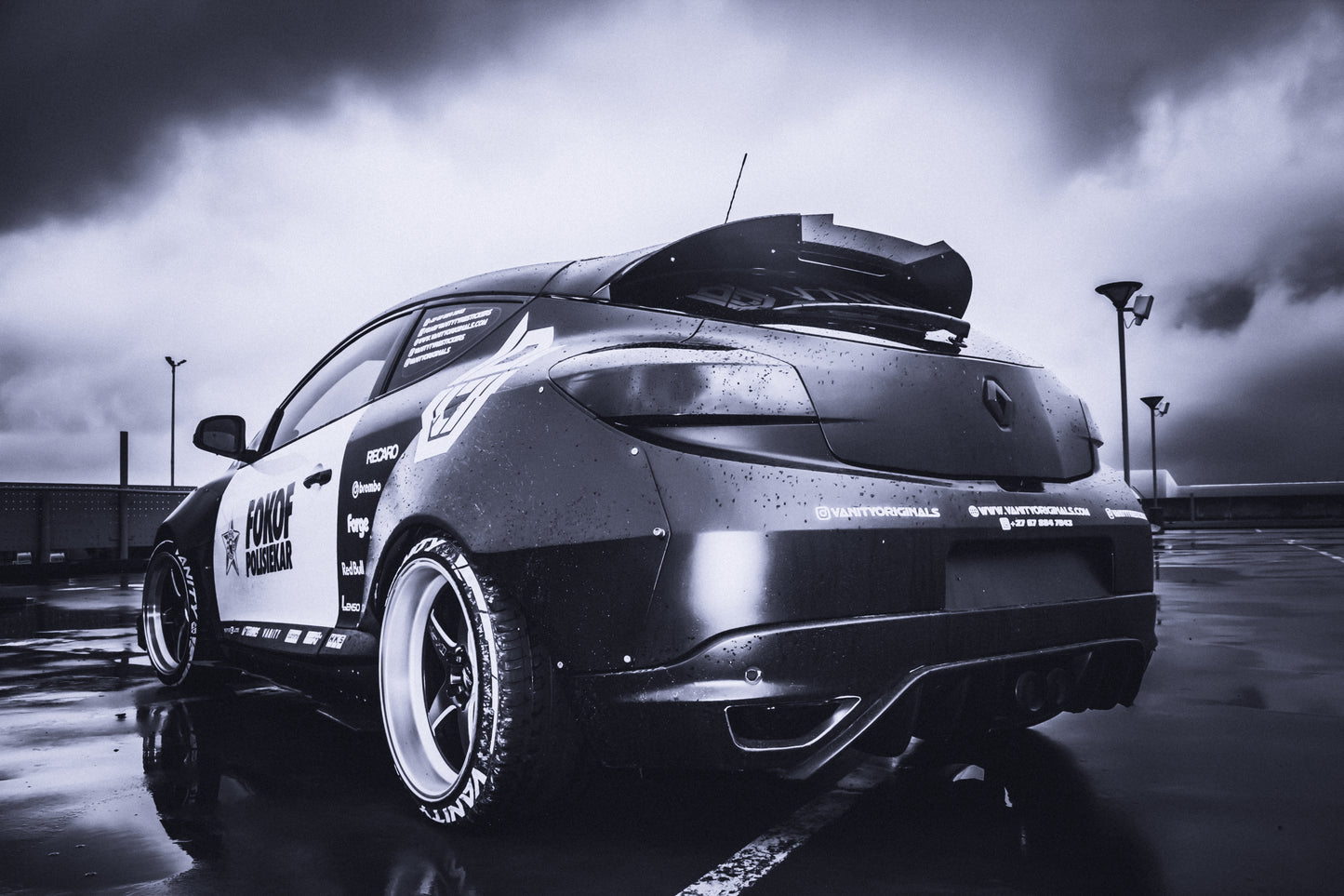 renault megane 3 rear wing spoiler