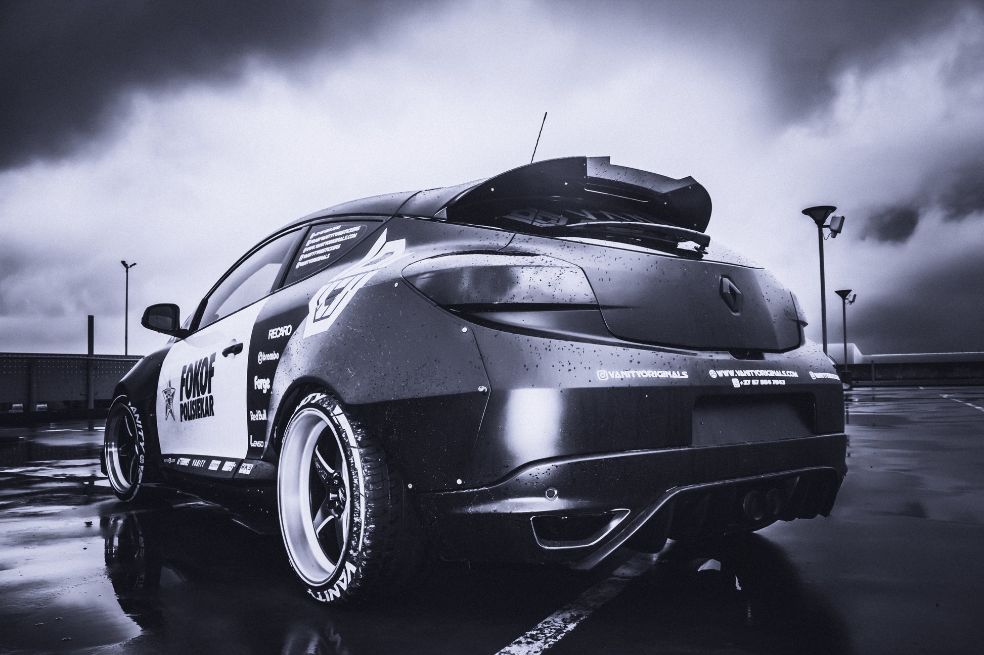 renault megane 3 rear wing spoiler