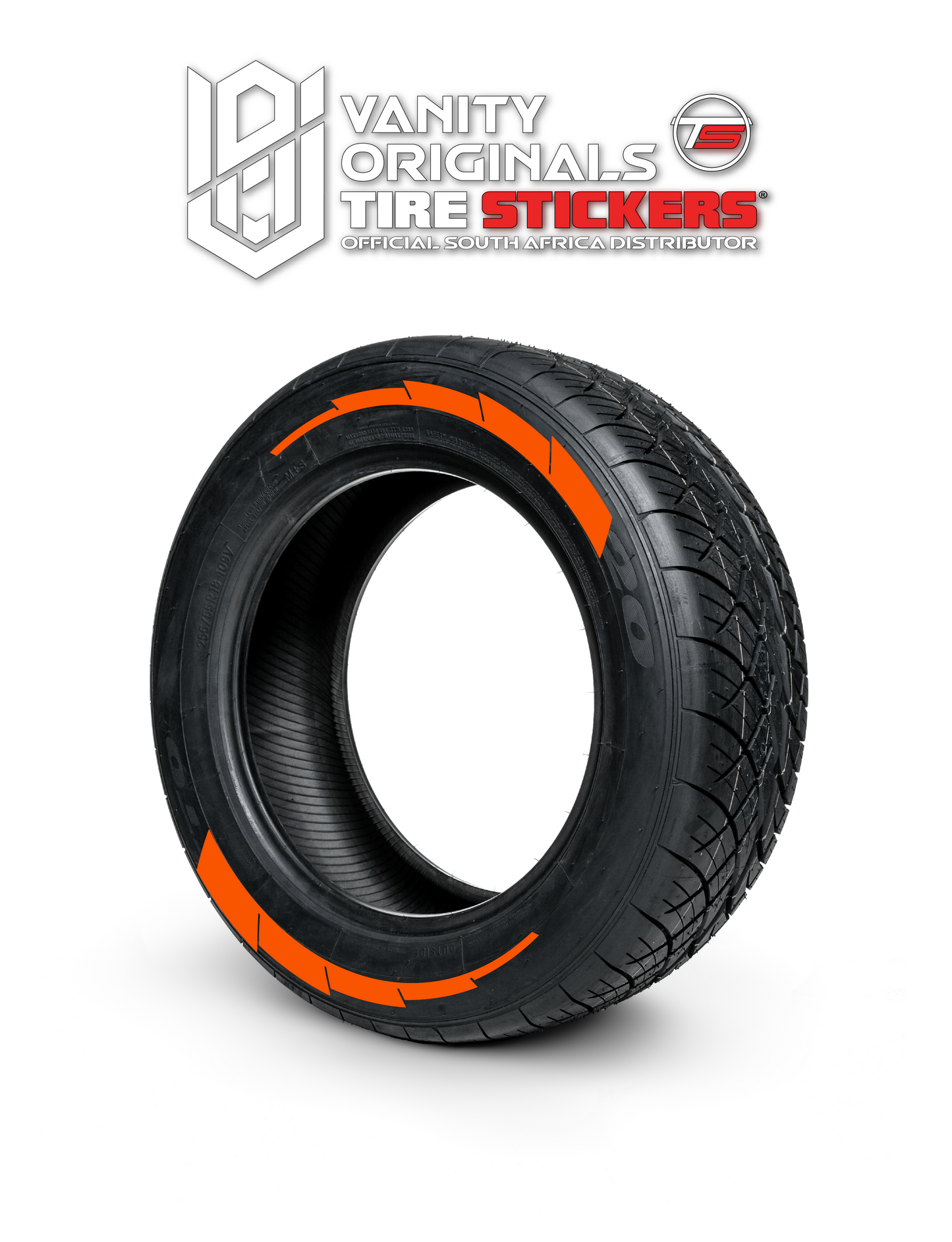 Stripes Saw Tire Stickers
