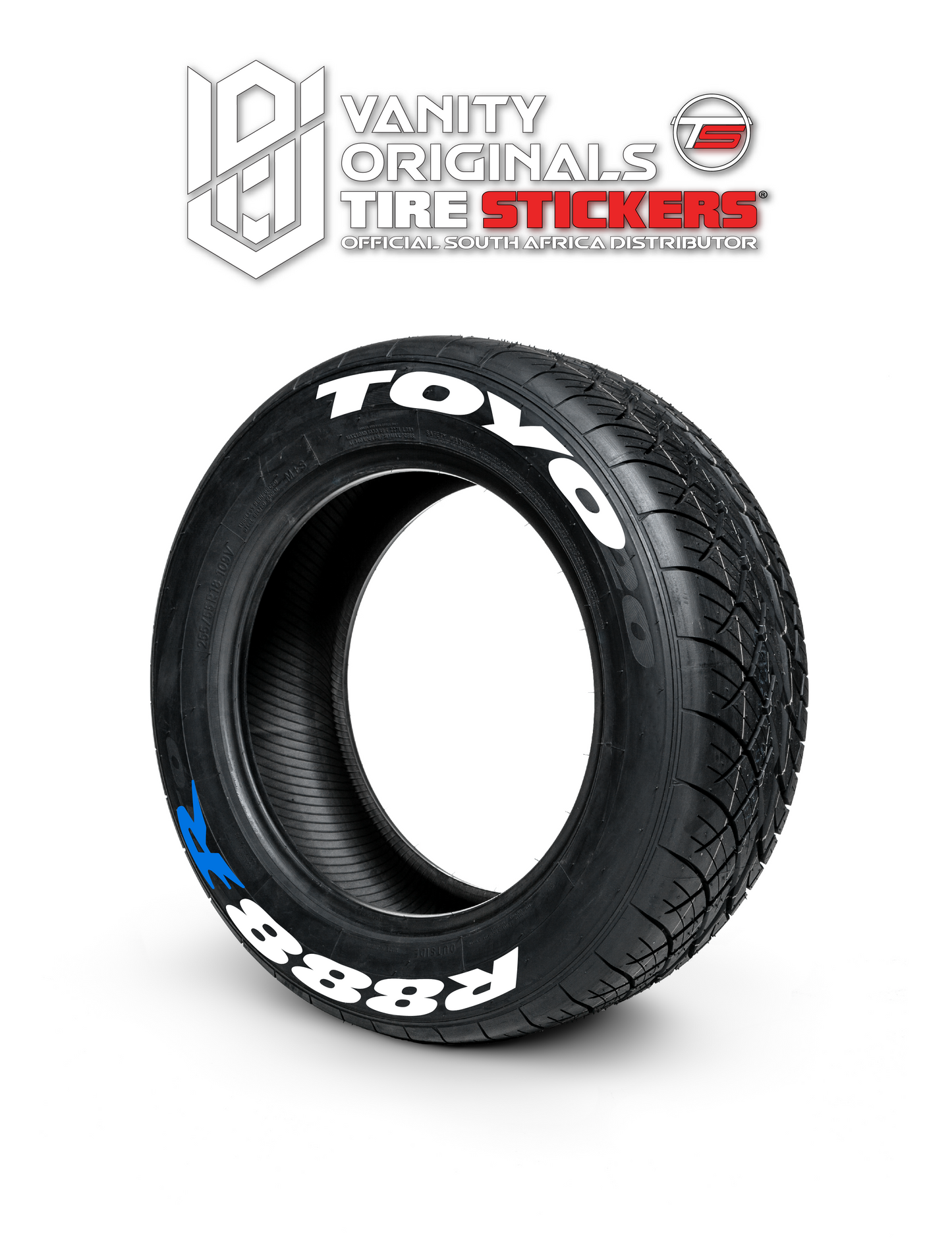 Toyo R888 R Tire Stickers