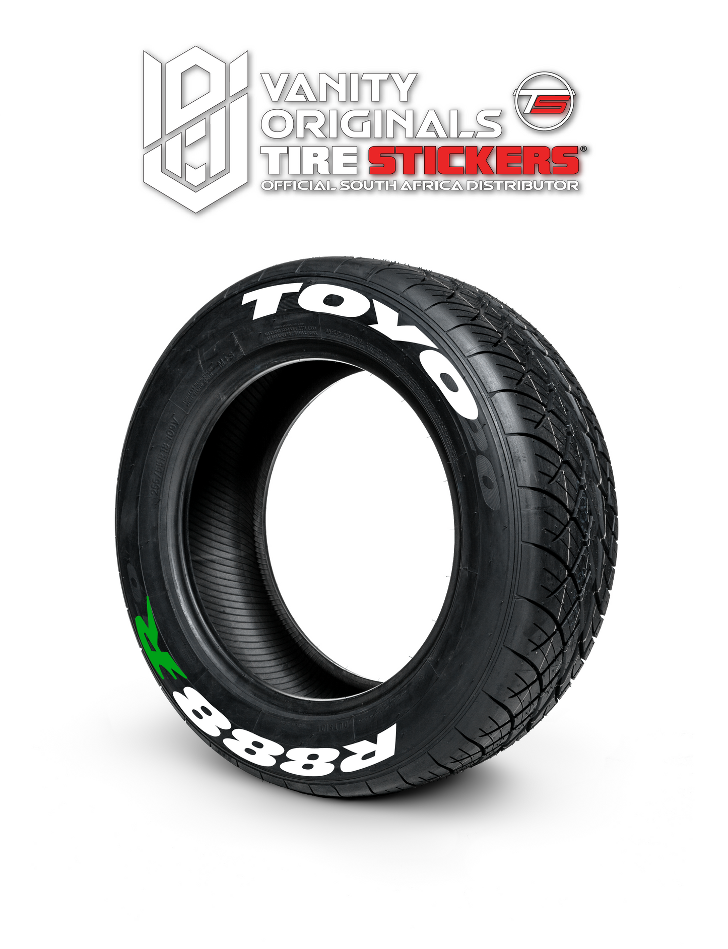 Toyo R888 R Tire Stickers