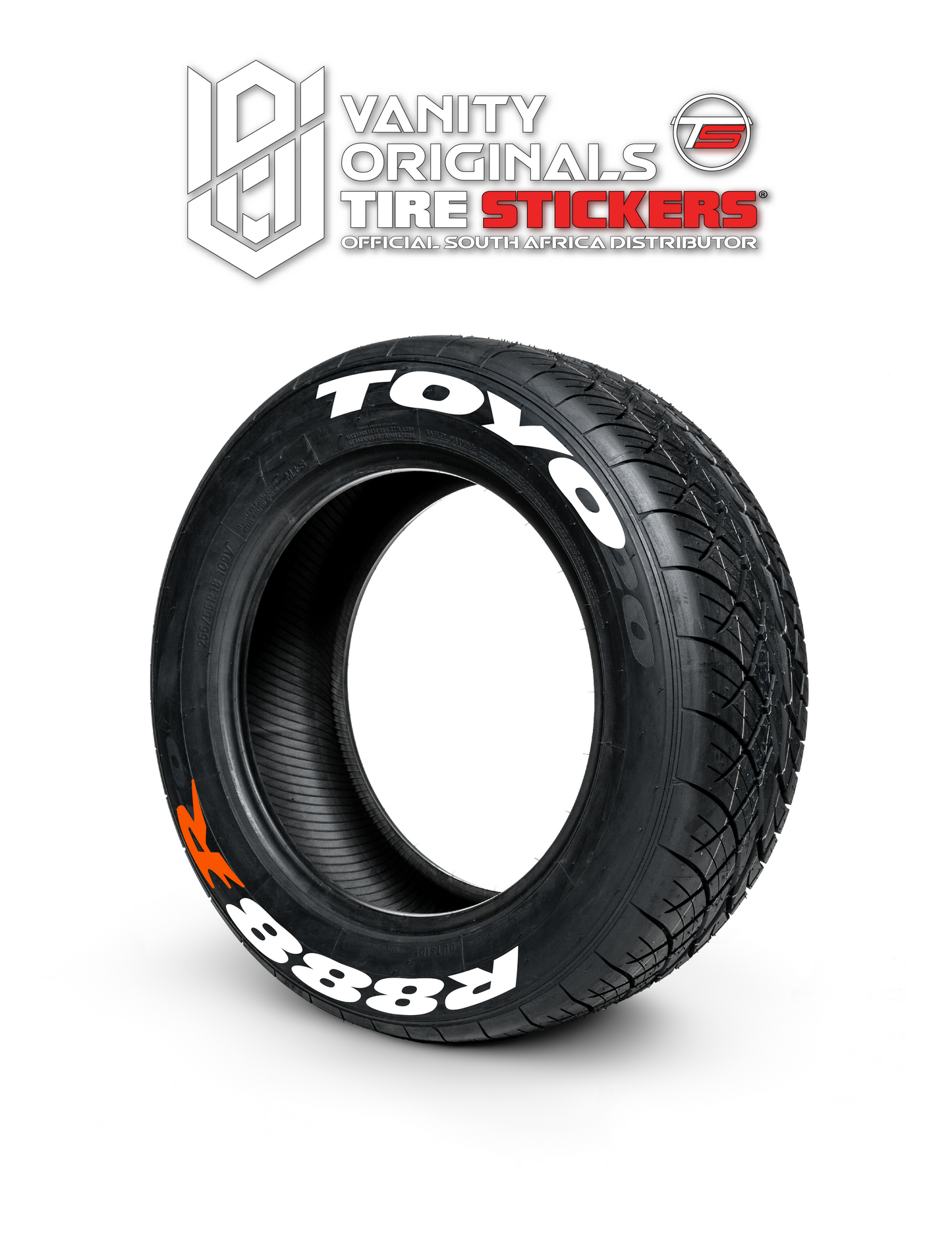 Toyo R888 R Tire Stickers