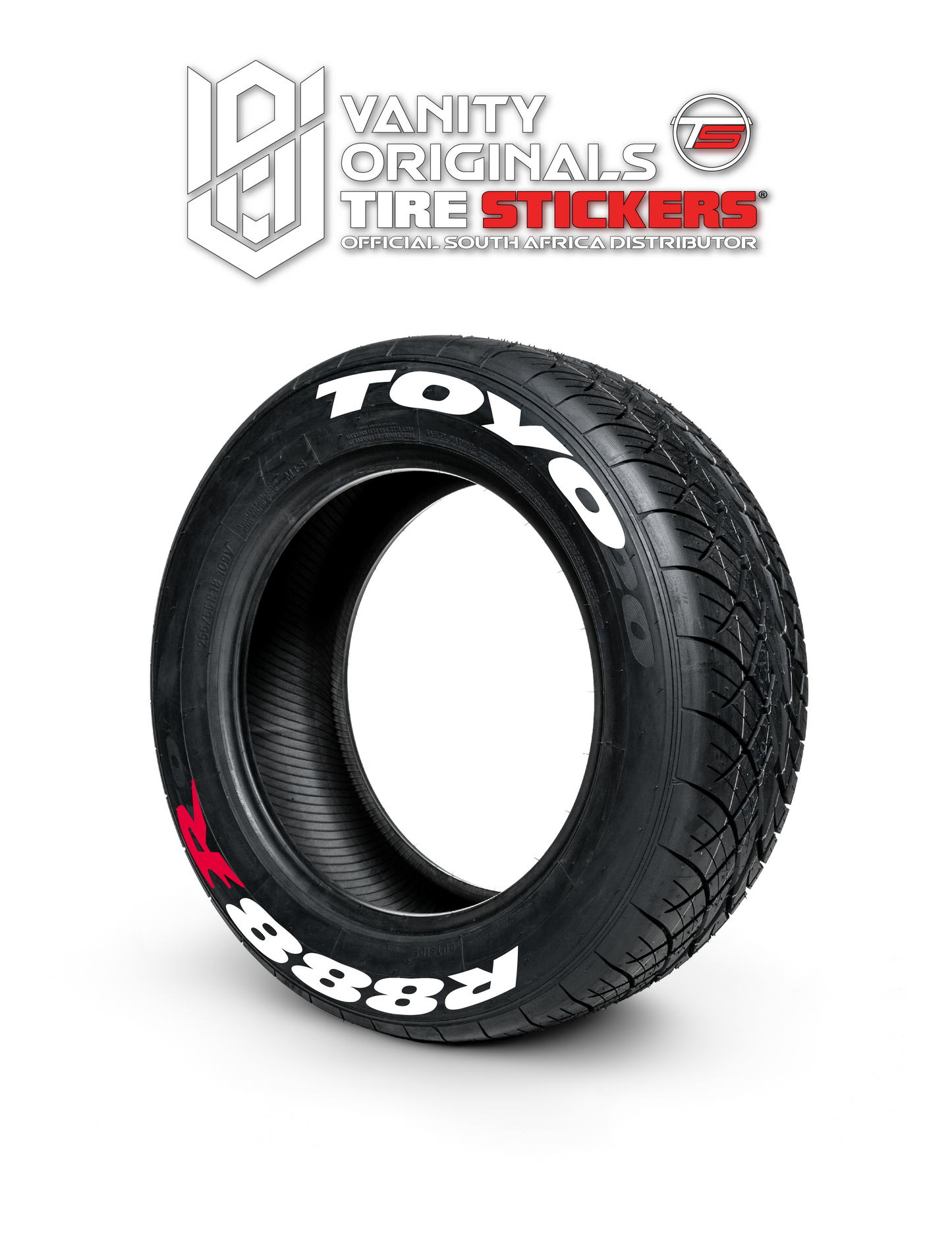 Toyo R888 R Tire Stickers
