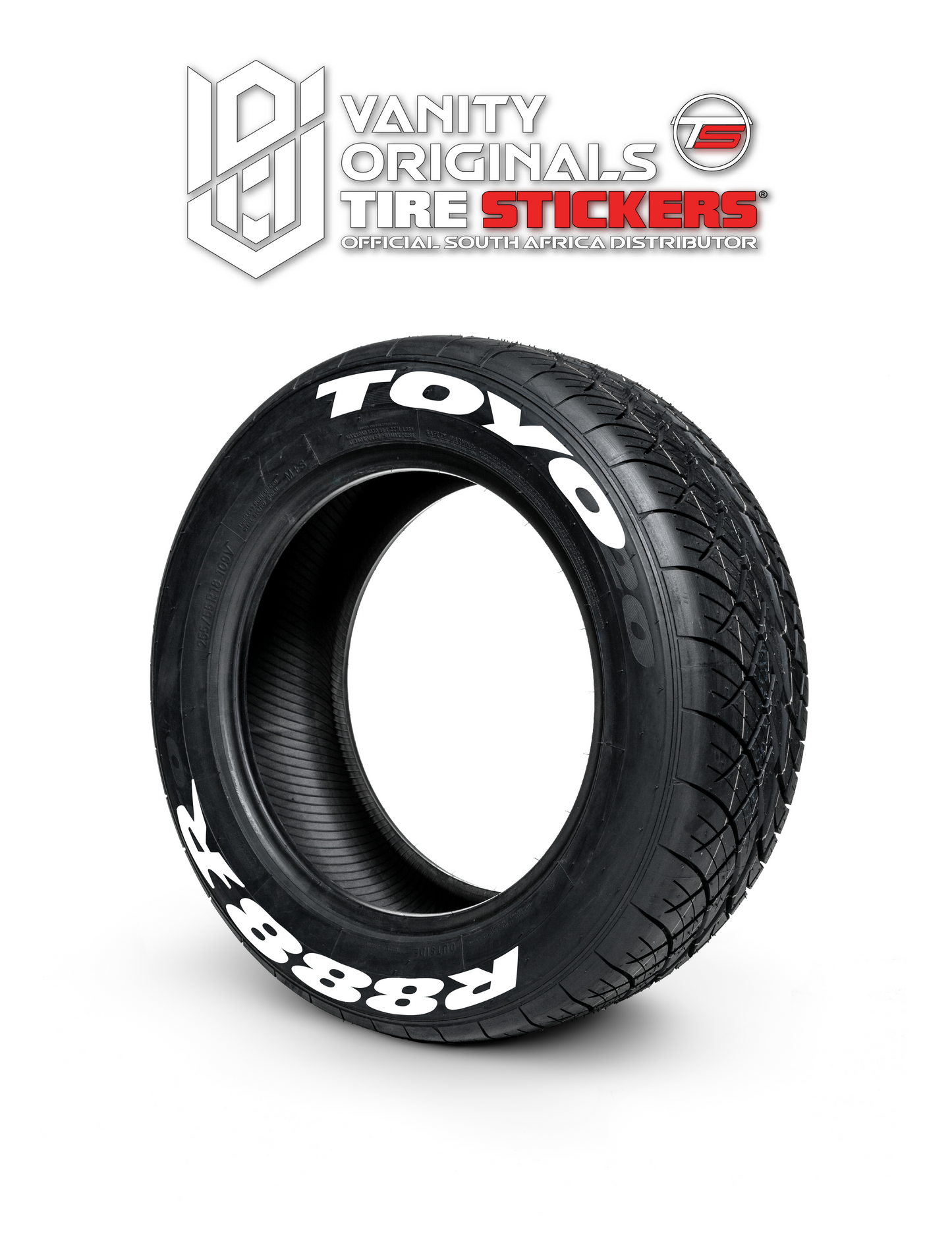 Toyo R888 R Tire Stickers