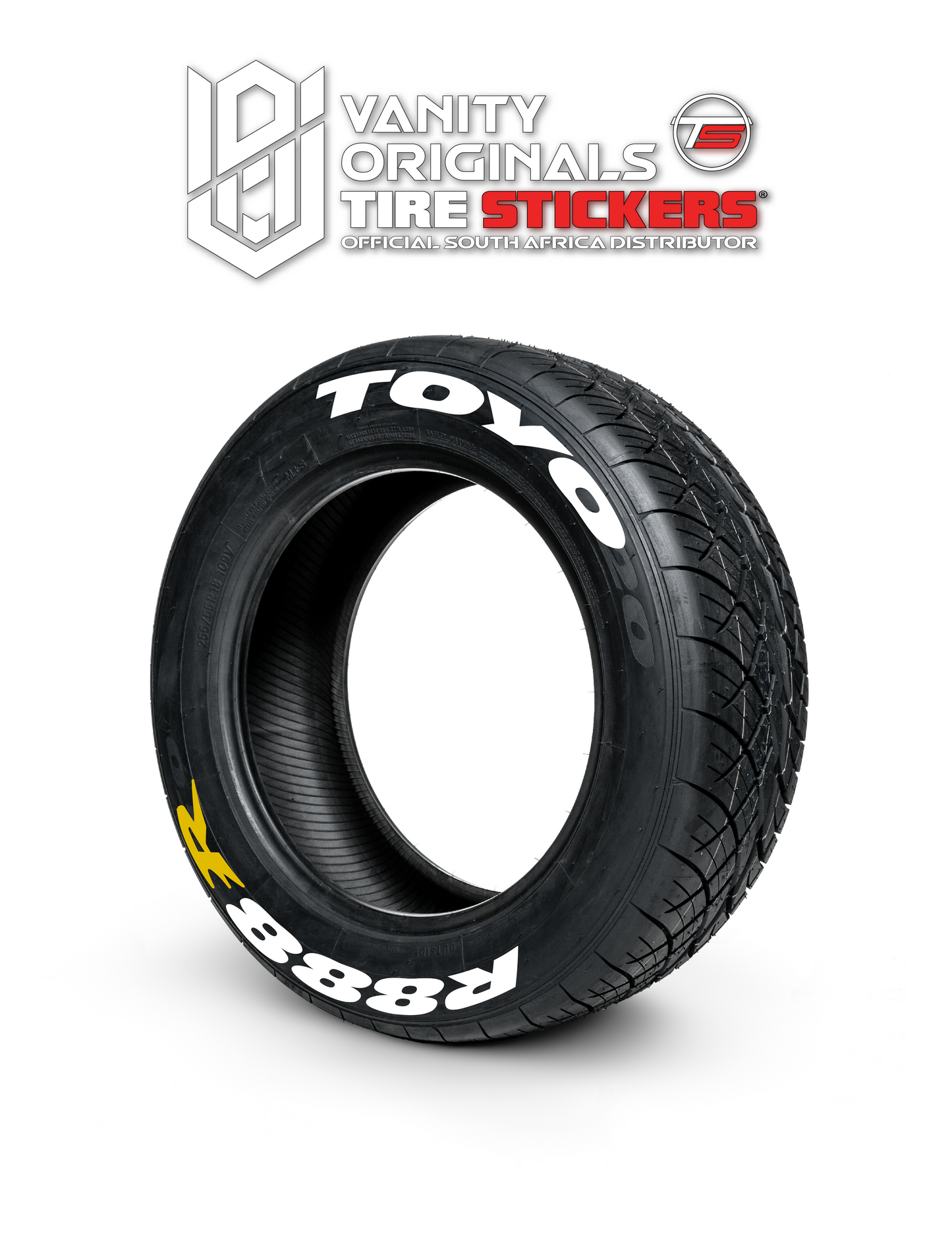 Toyo R888 R Tire Stickers