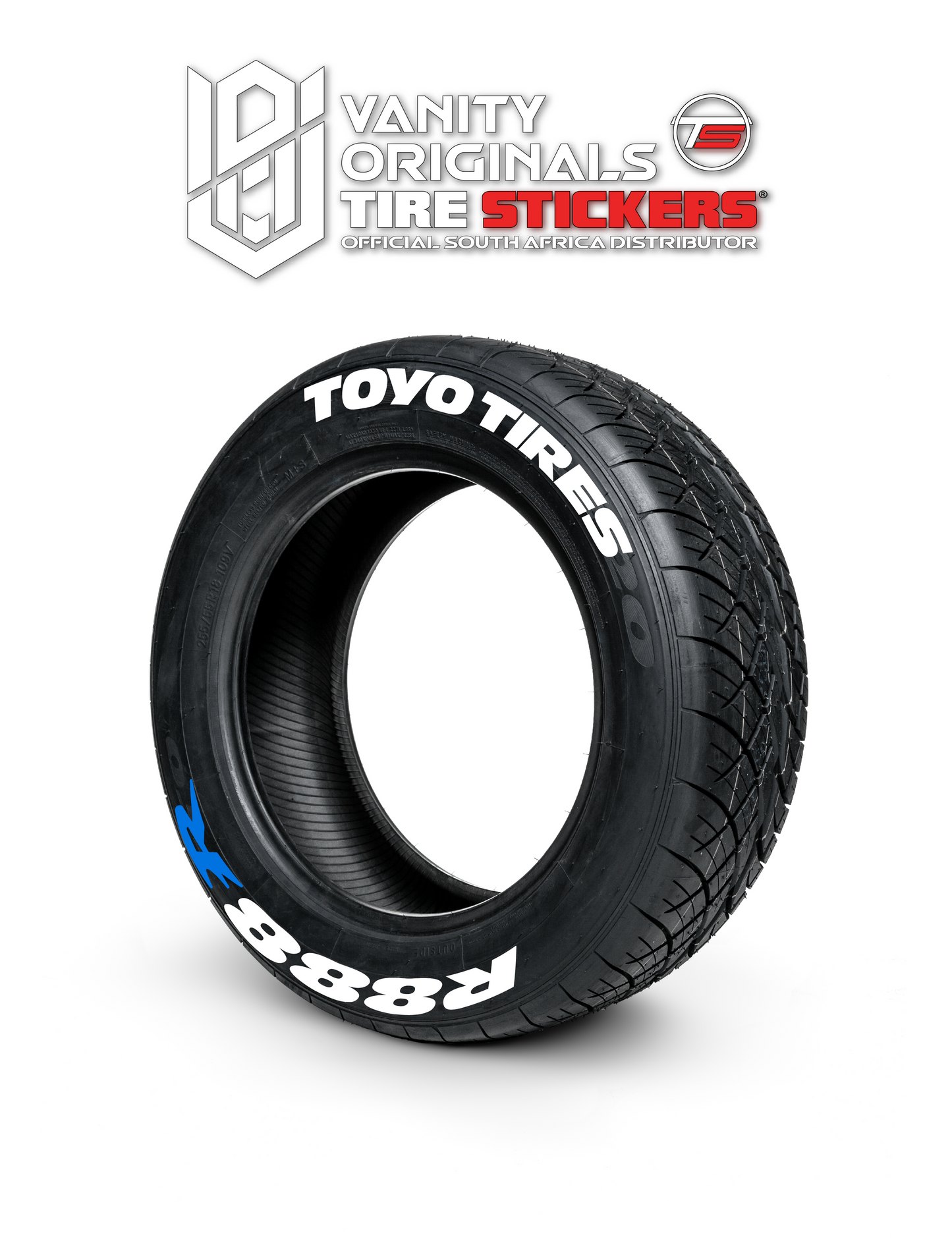 Toyo Tires R888 R Tire Stickers