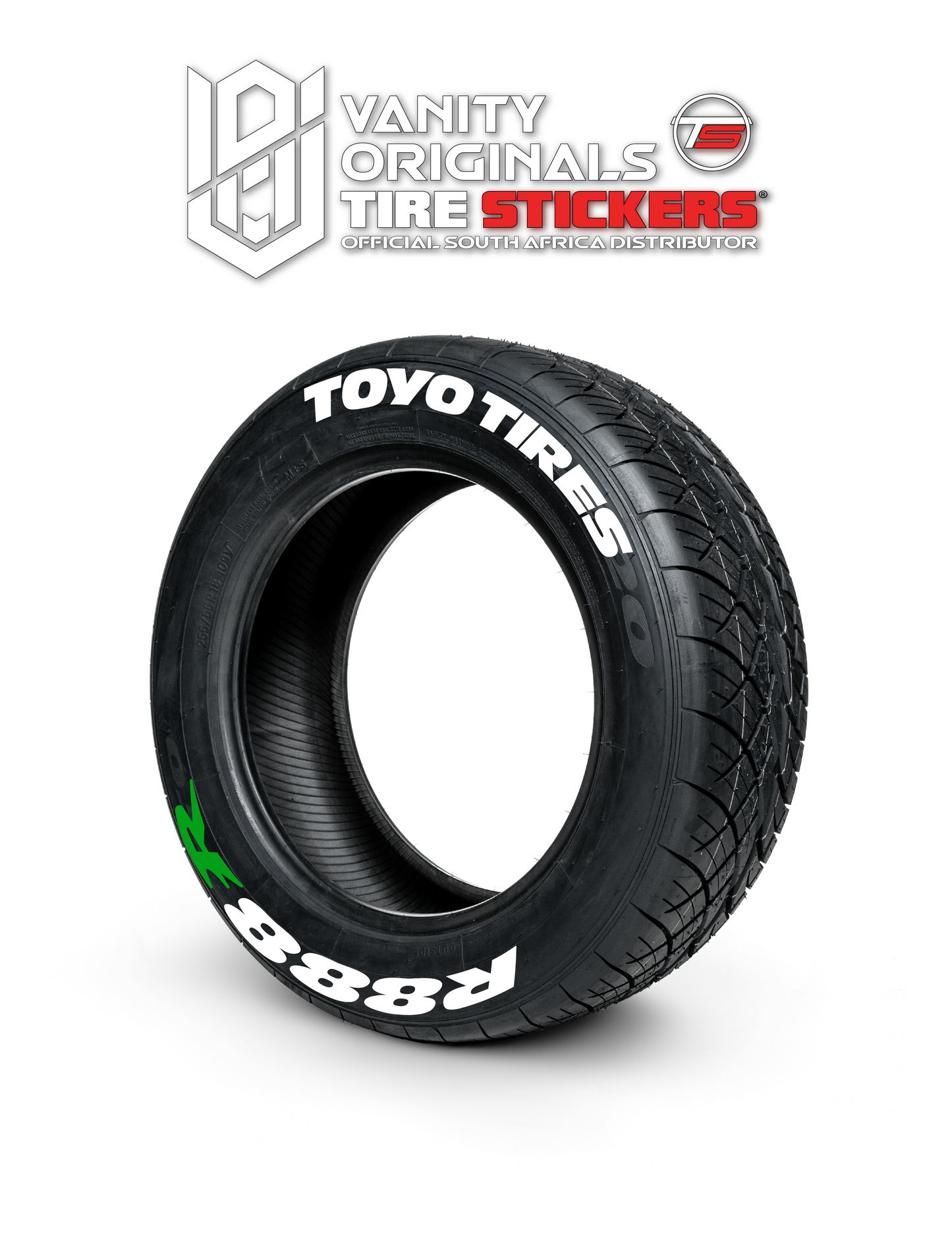 Toyo Tires R888 R Tire Stickers