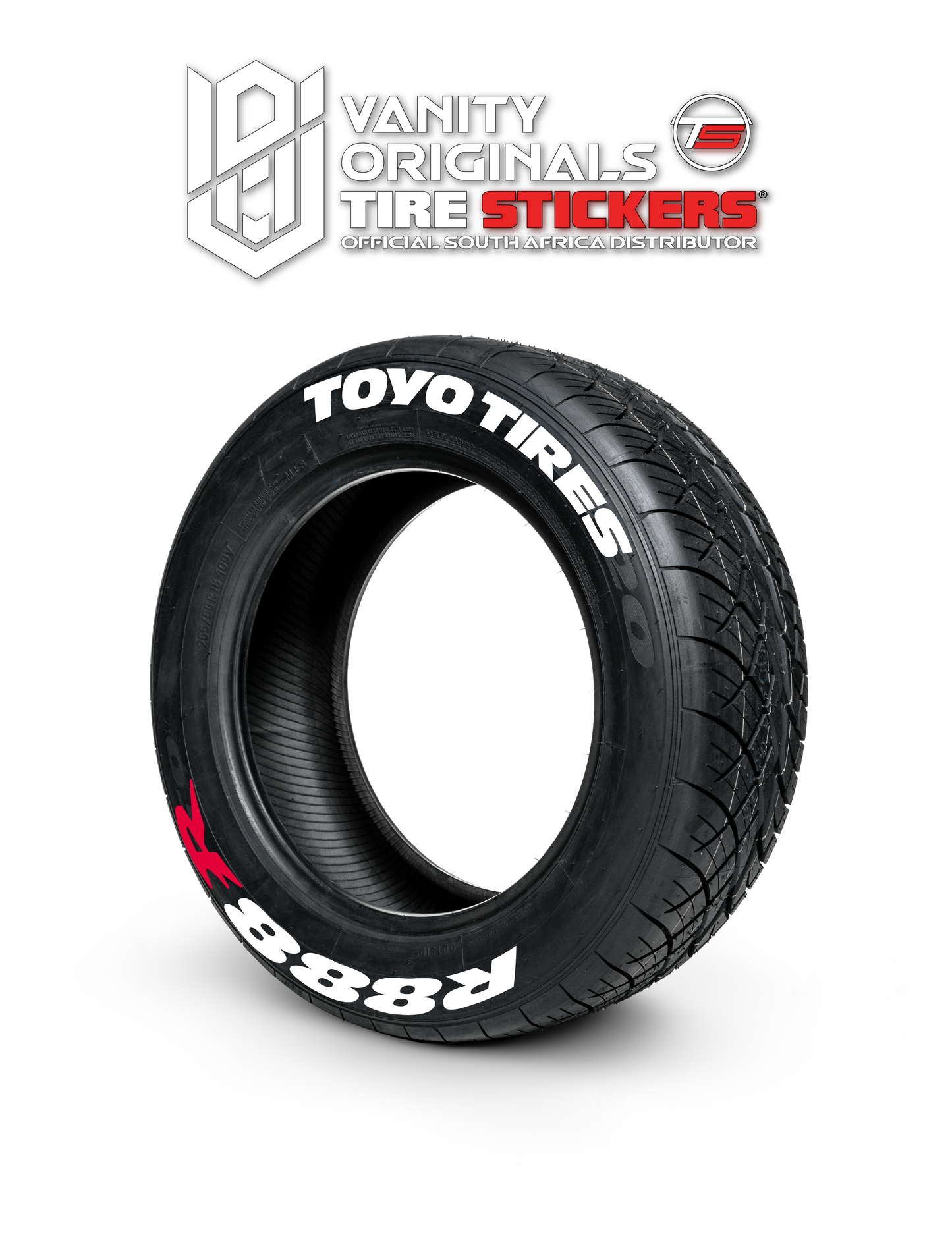 Toyo Tires R888 R Tire Stickers