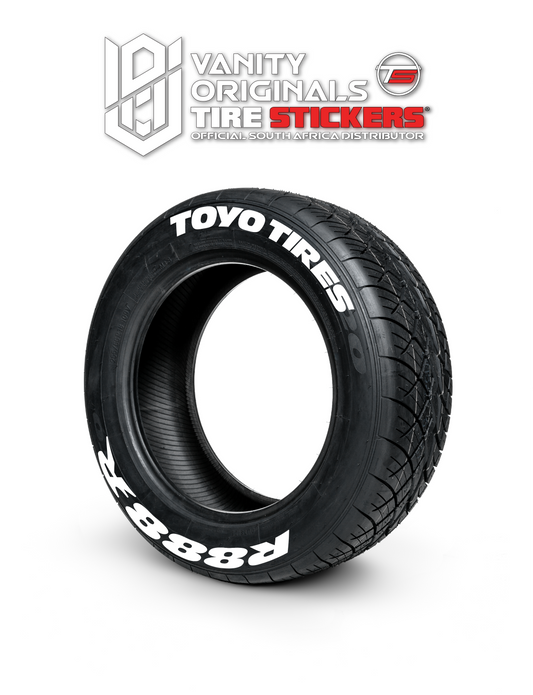 Toyo Tires R888 R Tire Stickers