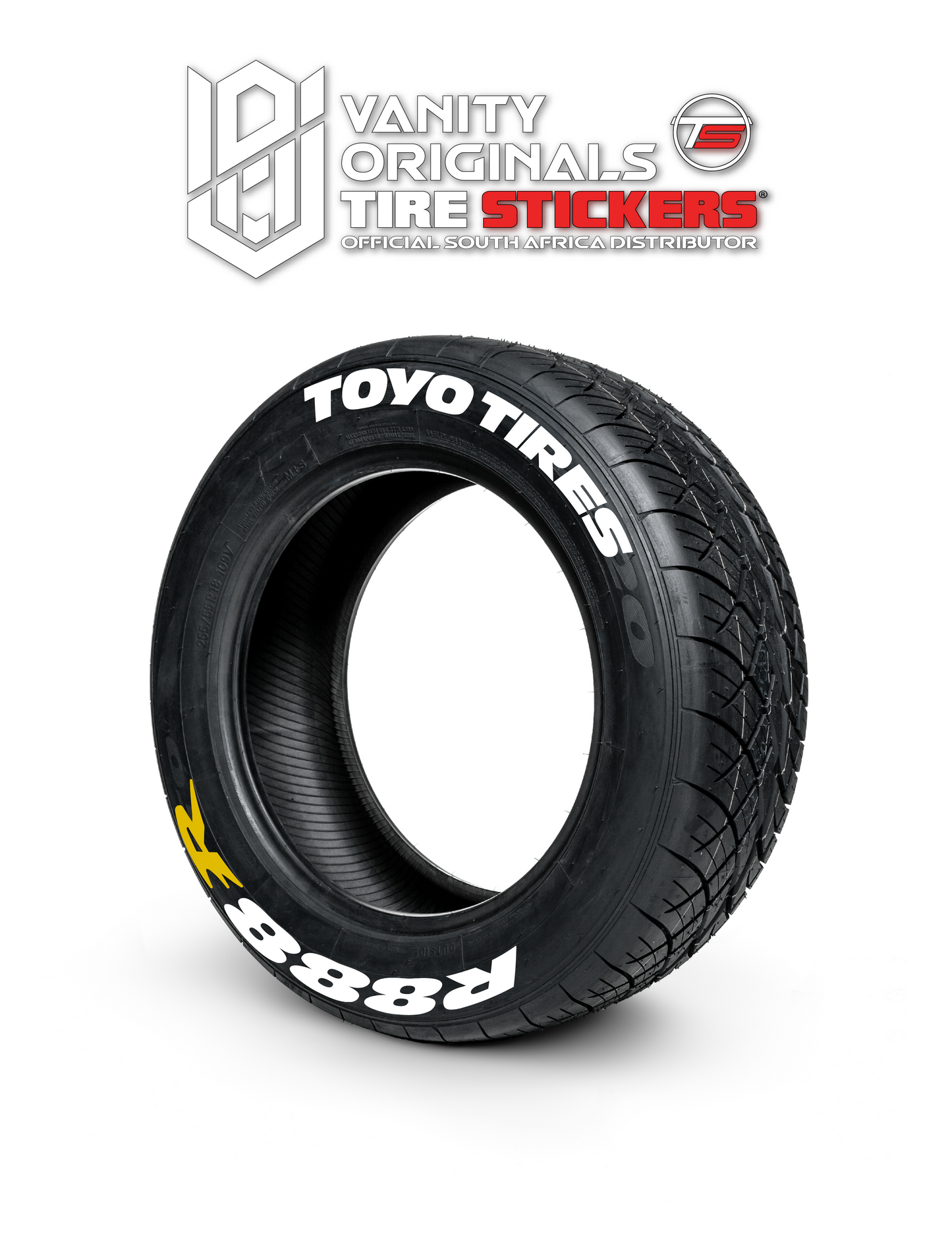 Toyo Tires R888 R Tire Stickers