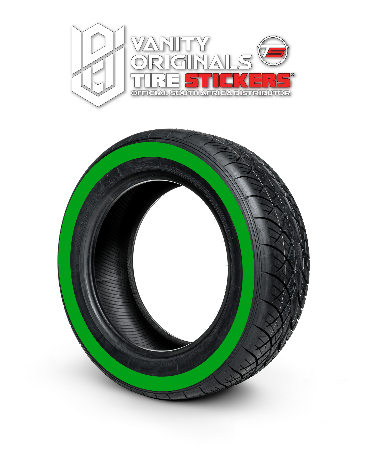 White Wall Tire Stickers