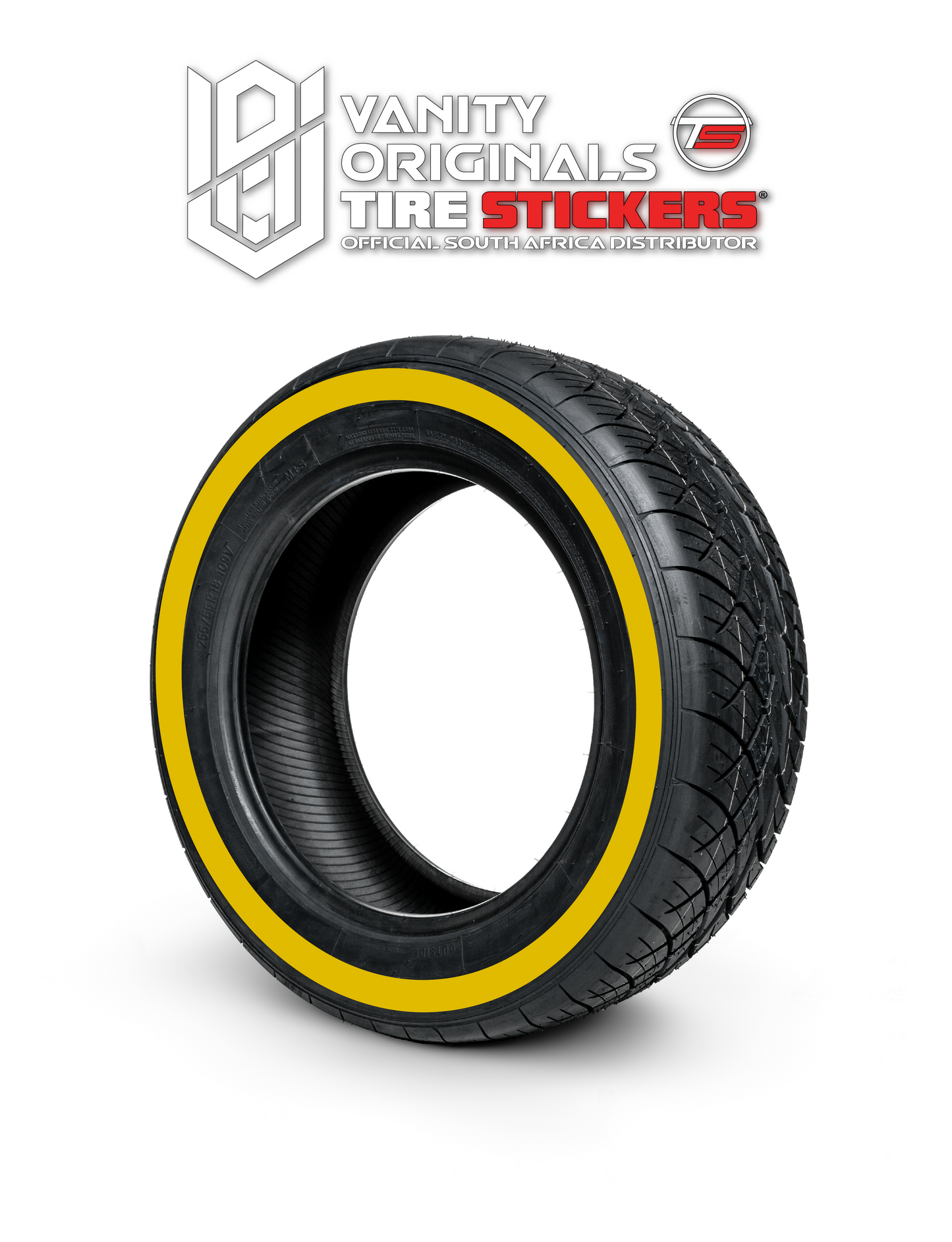 White Wall Tire Stickers