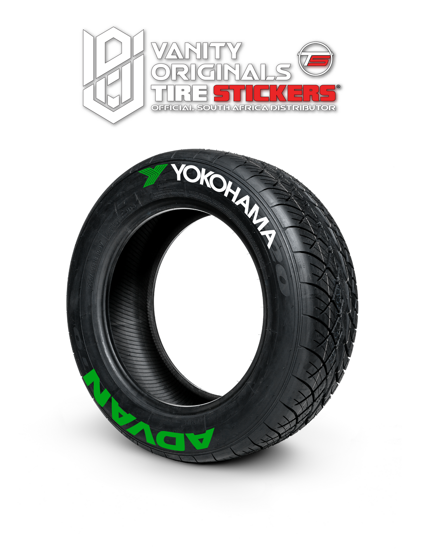 Yokohama Advan Tire Stickers
