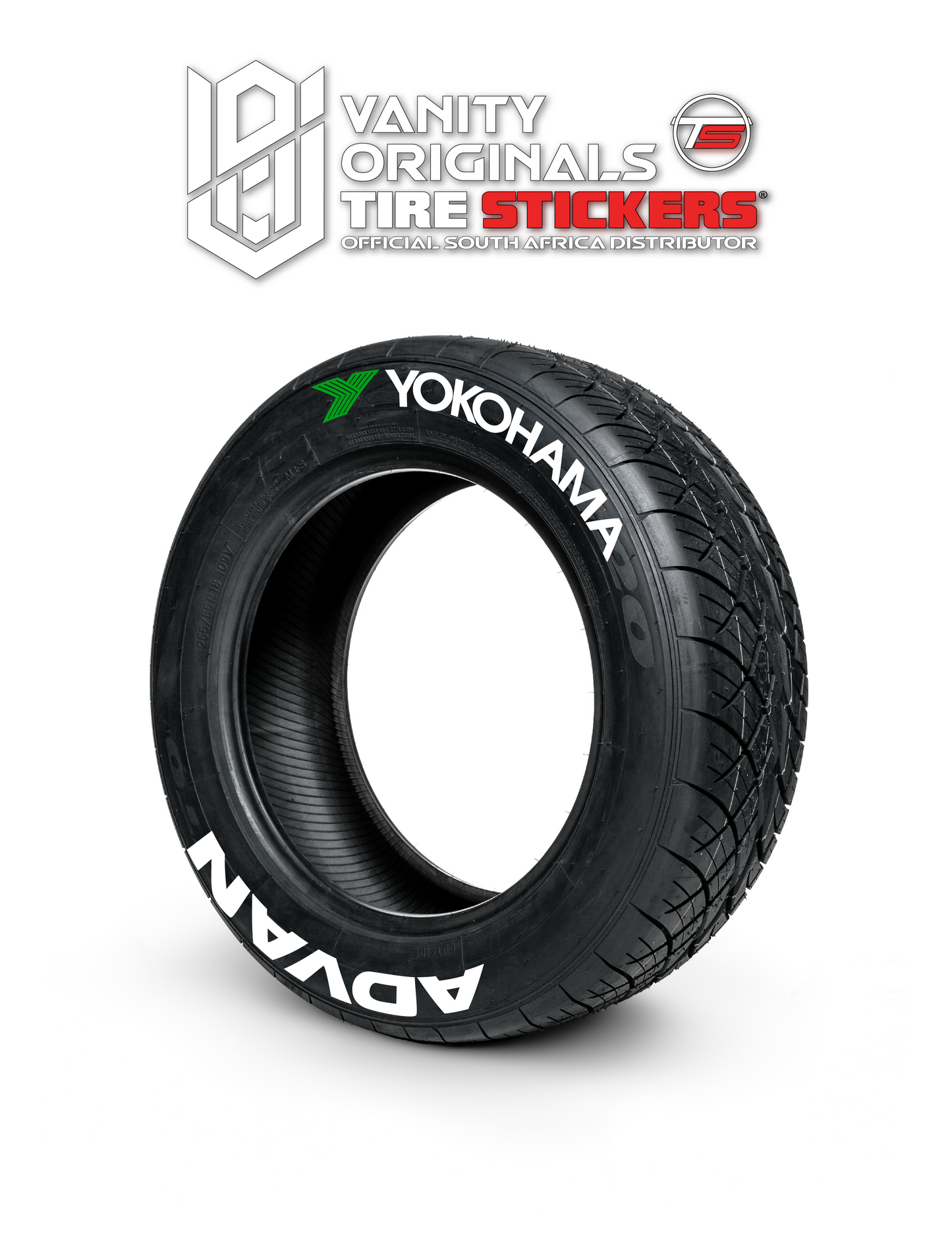 Yokohama Advan Tire Stickers