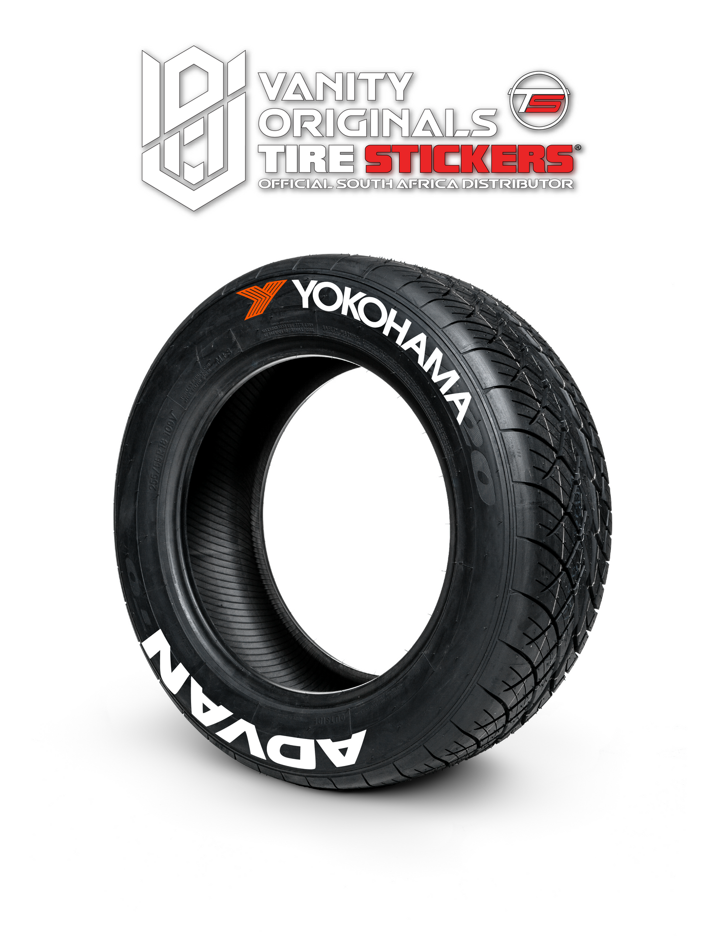 Yokohama Advan Tire Stickers