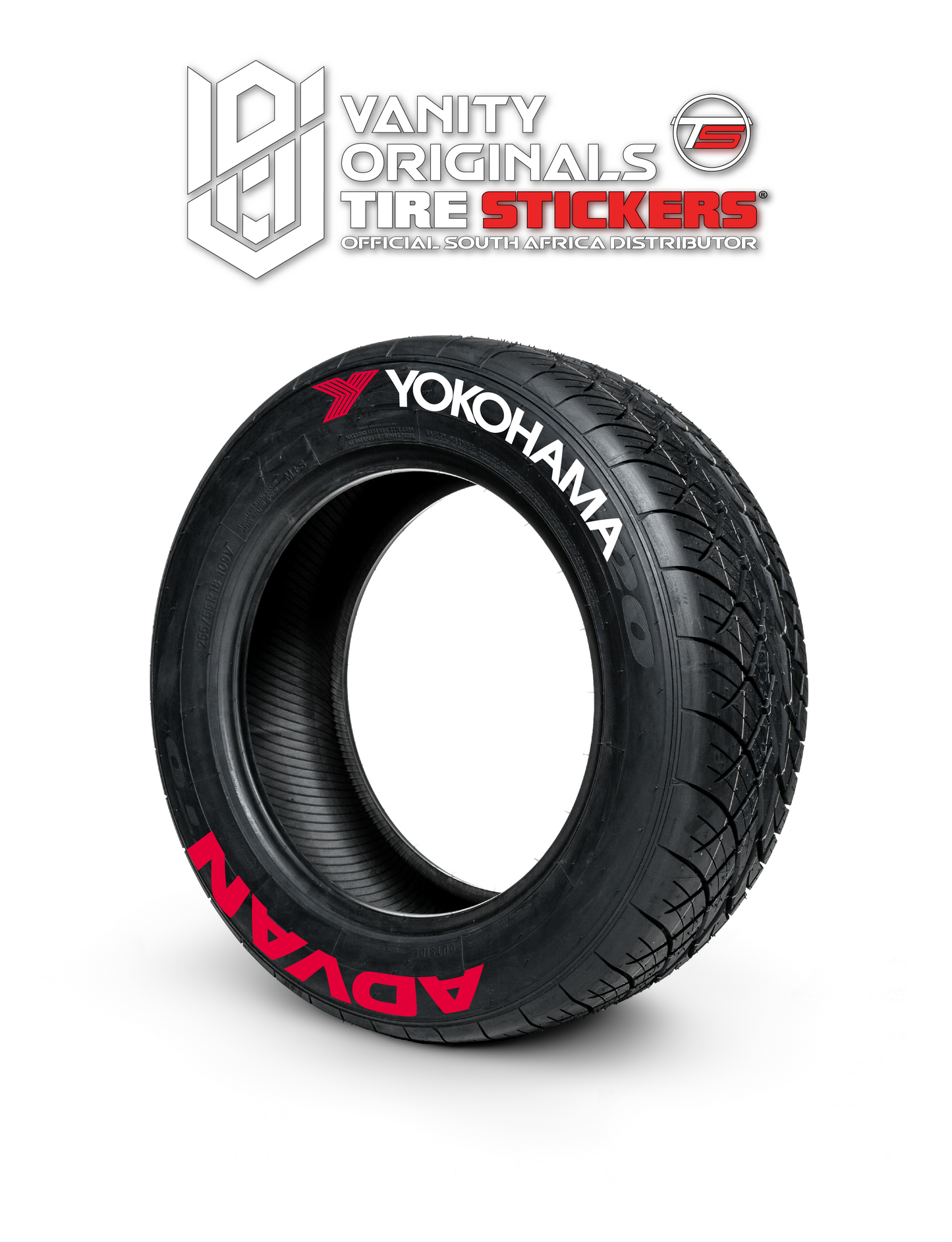 Yokohama Advan Tire Stickers