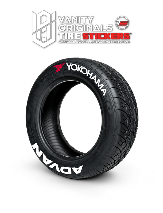 Yokohama Advan Tire Stickers