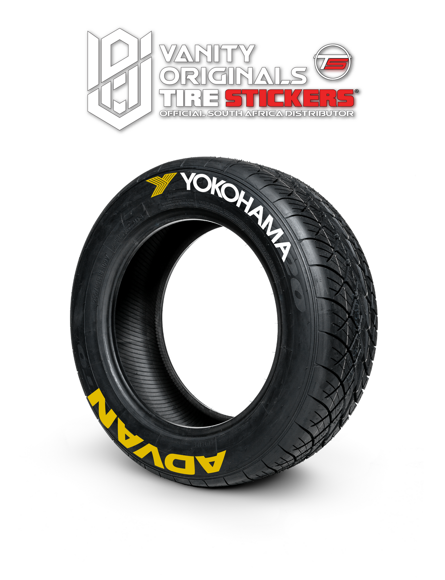 Yokohama Advan Tire Stickers