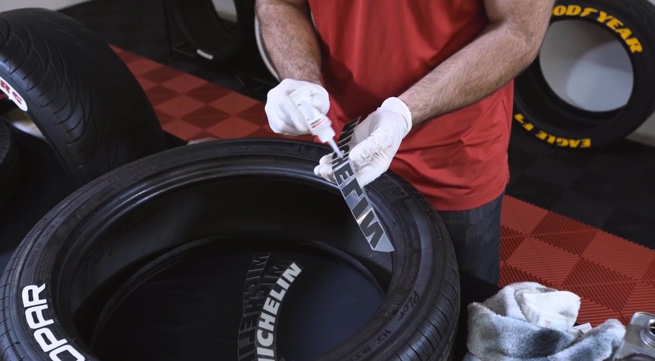 Load video: how to install tire stickers