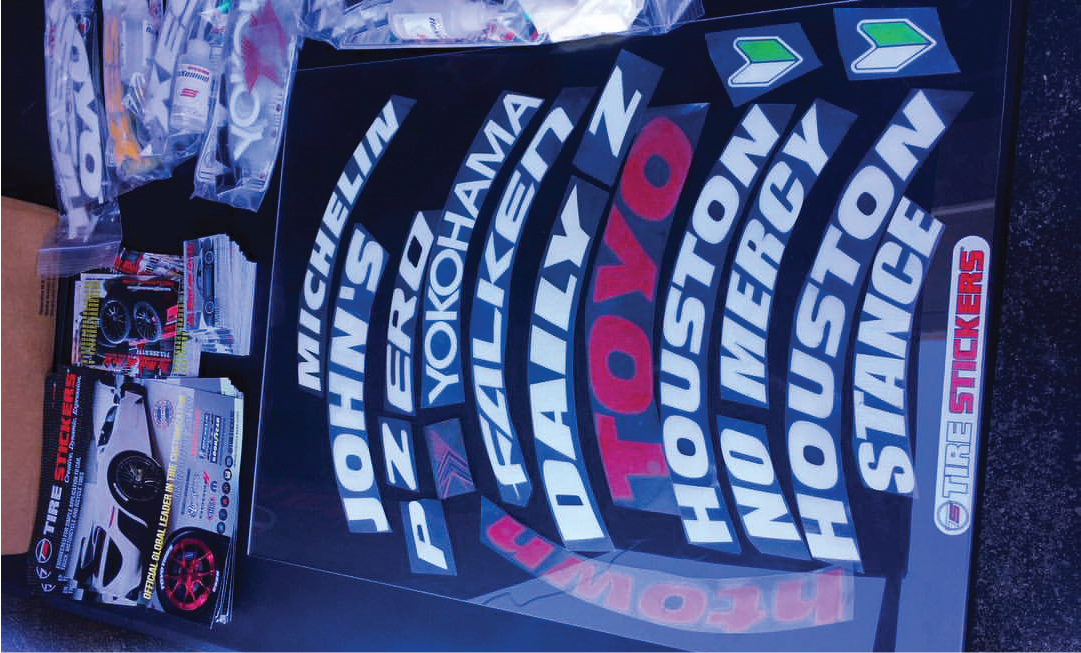 Become a Distributor – Custom and Brand Tyre Lettering