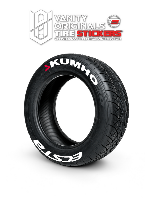 Kumho Ecsta Tire Stickers