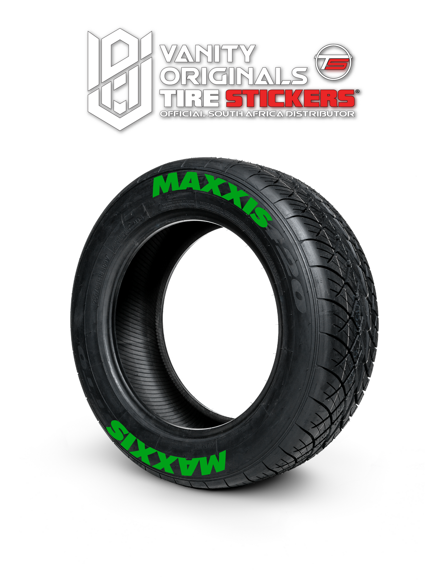 Maxxis ( 8x Rubber Decals, Adhesive & Instructions Included )